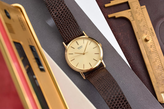 1982 Seiko Champagne Minimalist