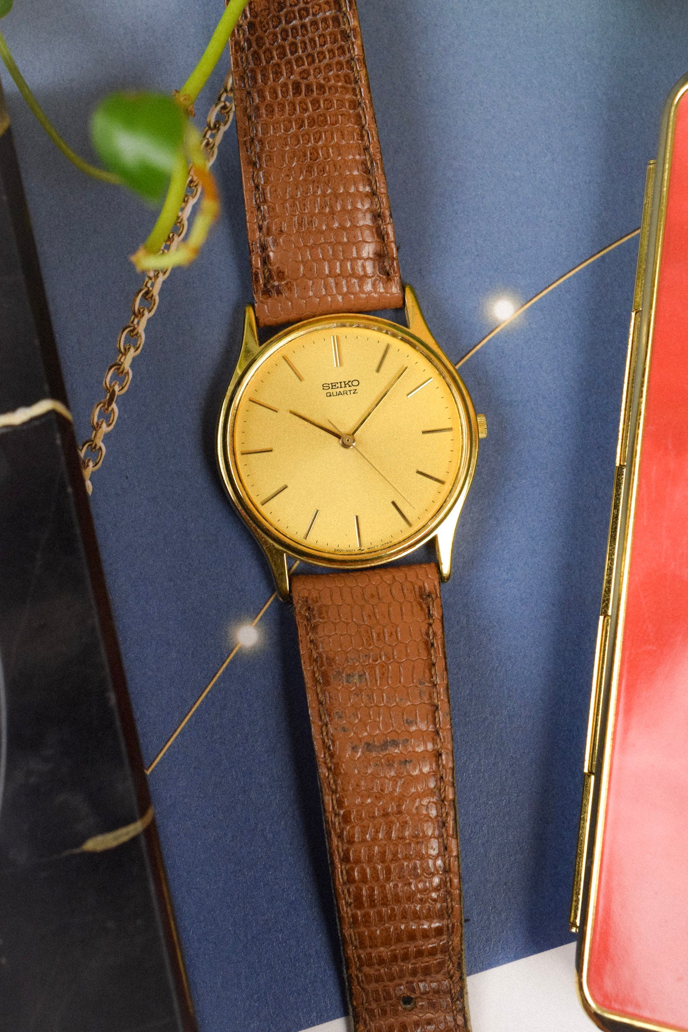 1989 Seiko Golden Sparkle Dial Calatrava