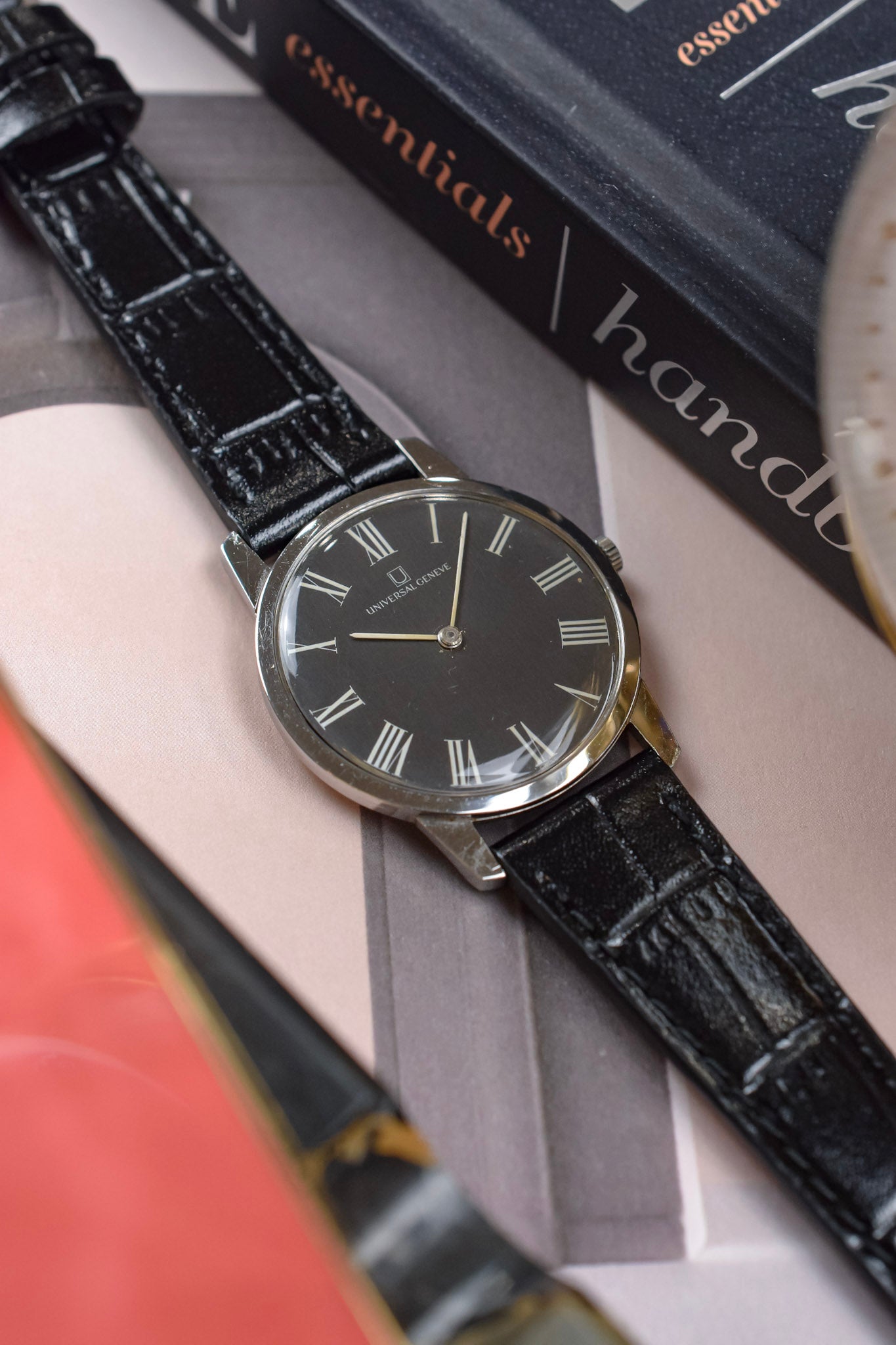 70s Serviced Mechanical Universal Geneve Gray Roman Altesse