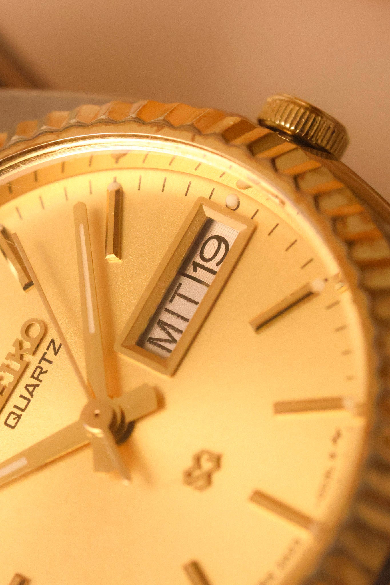 1985 Seiko Mini Champagne Two Toned Prez