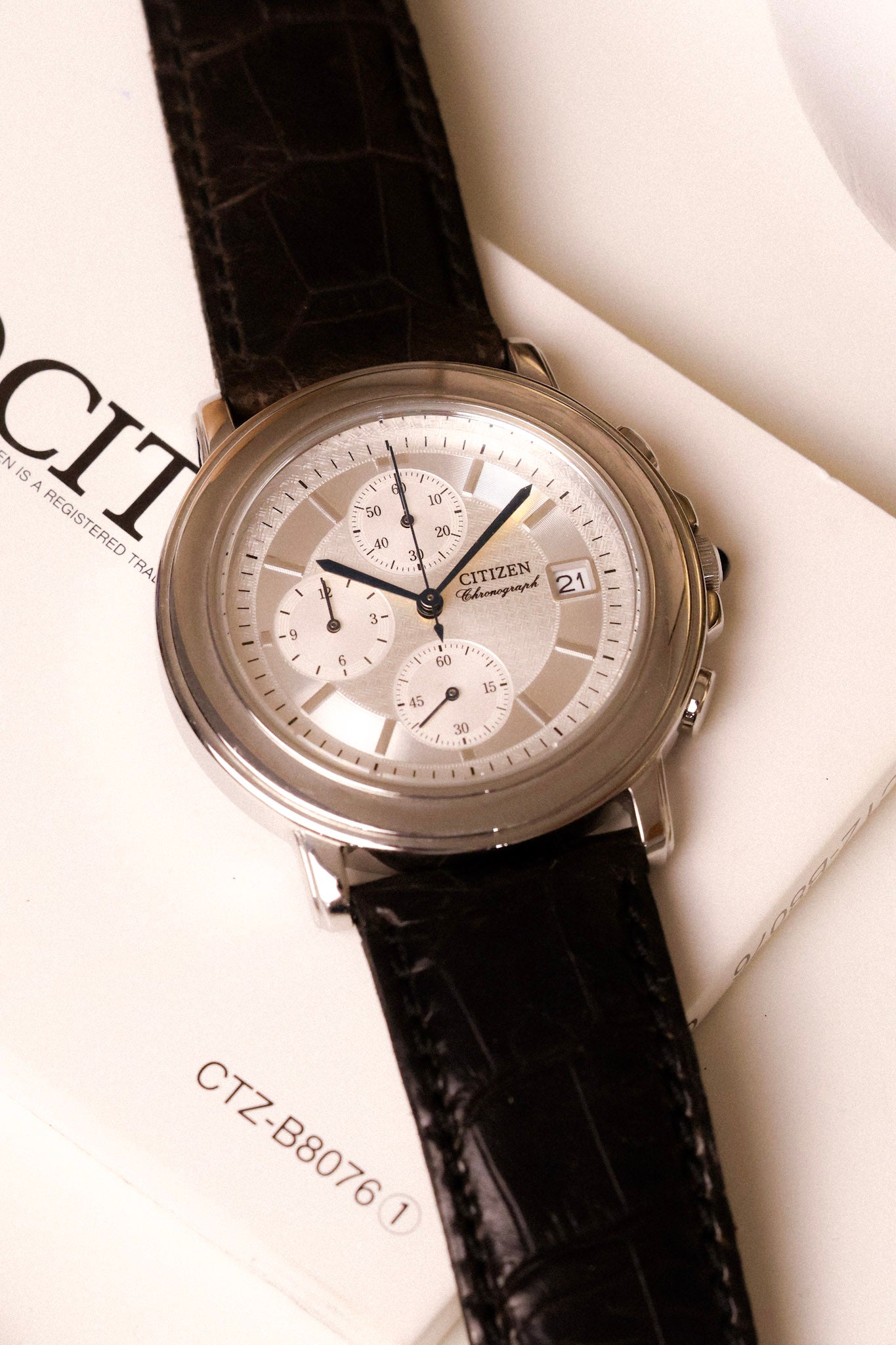 1992 Citizen Sector Classique Chronograph - New Old Stock – Oldtimer ...
