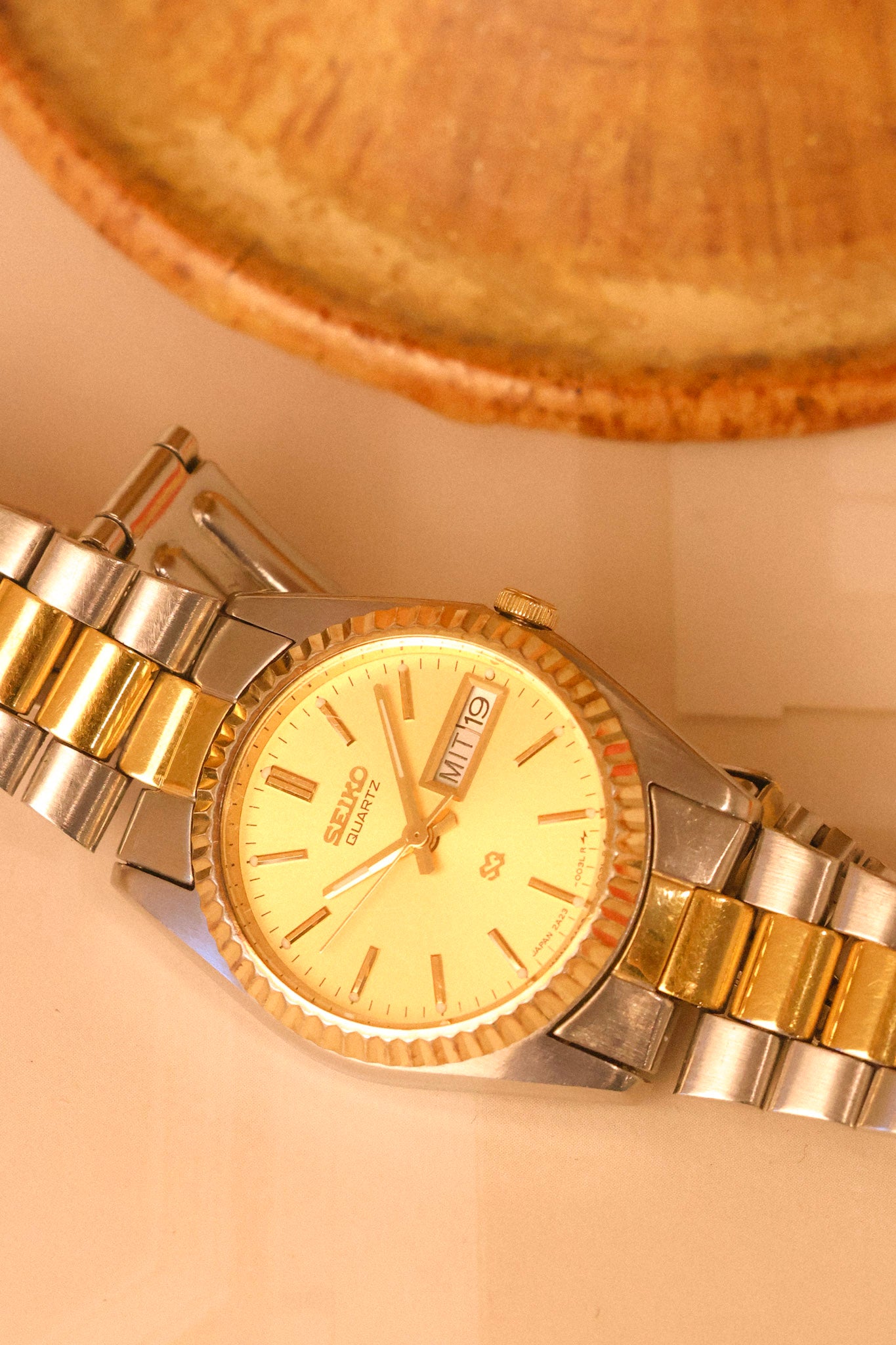 1985 Seiko Mini Champagne Two Toned Prez