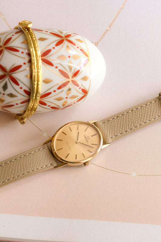 1970s Mechanical Omega Geneve Golden Egg