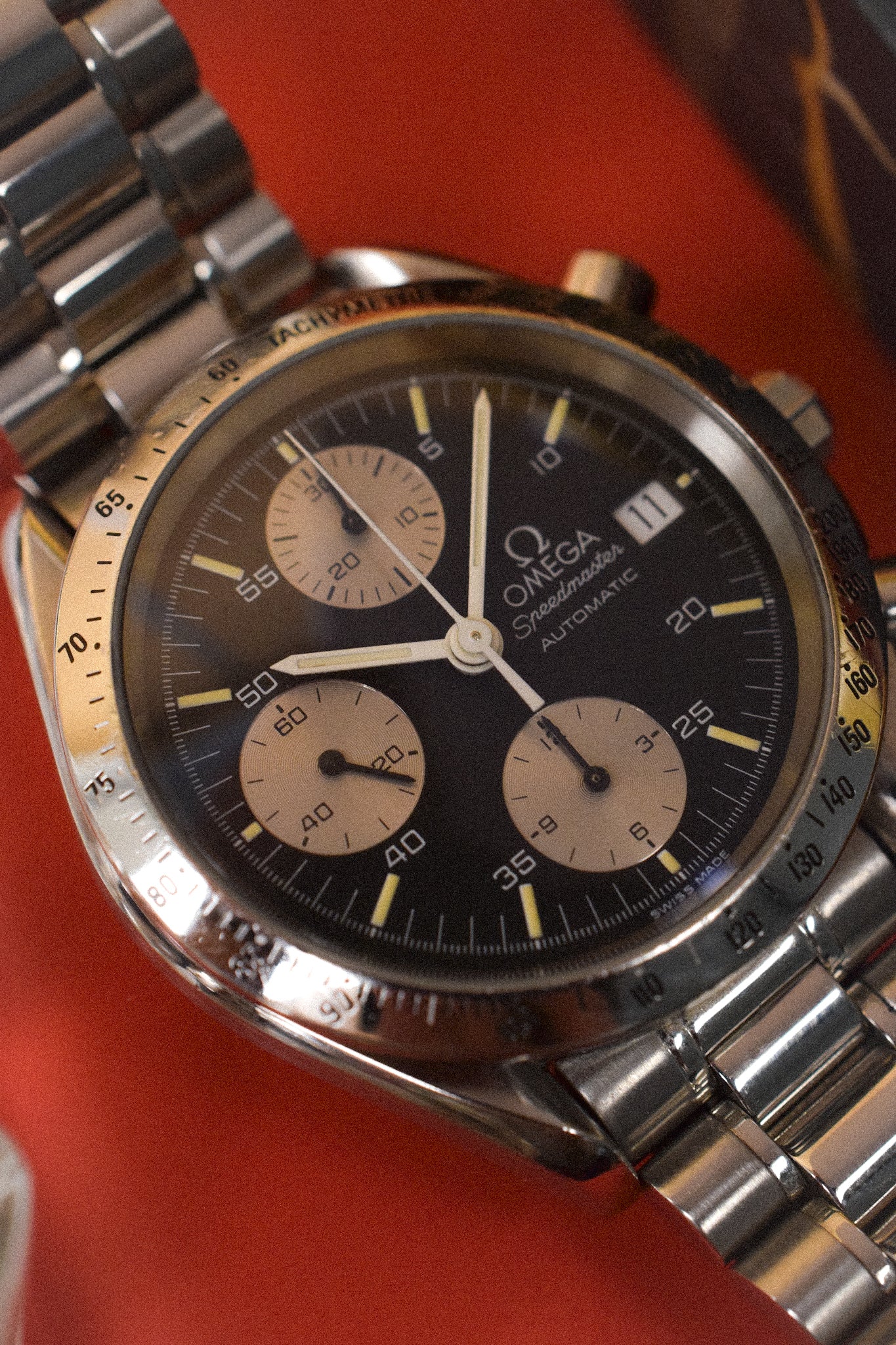 90s Omega Speedmaster Reverse Panda