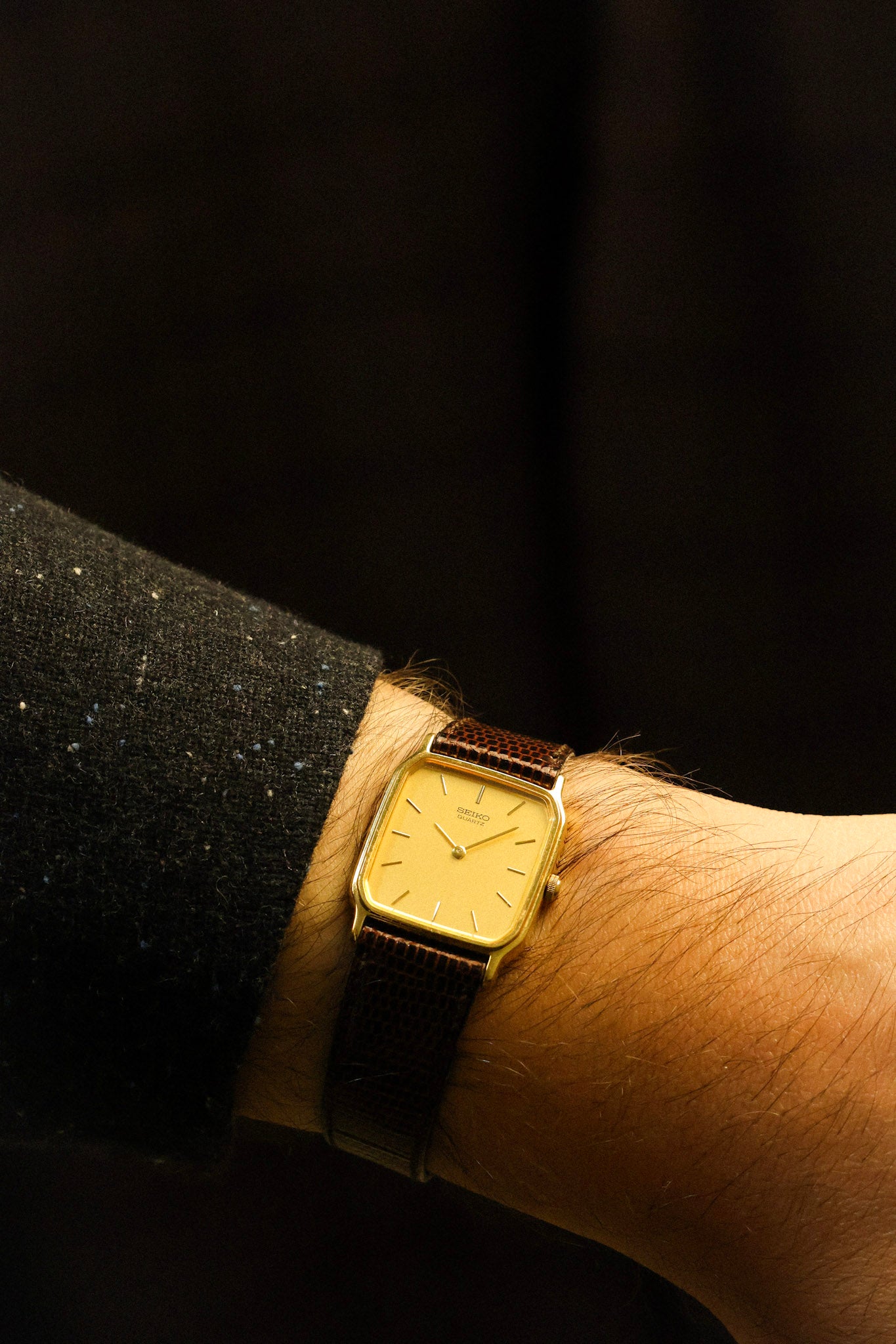 1985 Seiko Golden Lemon Dial Octo