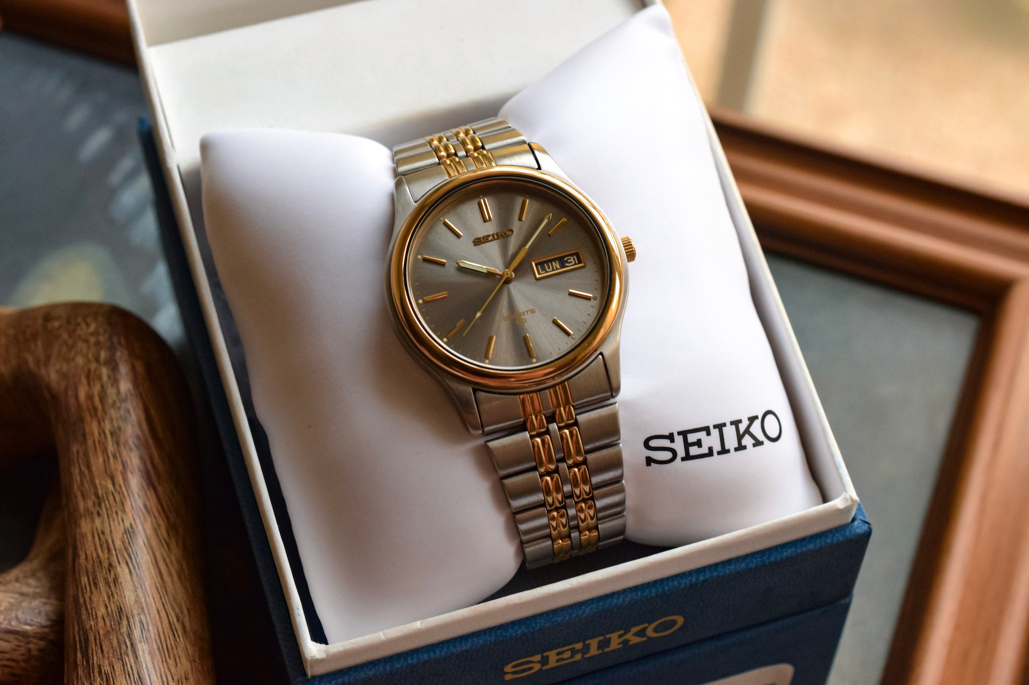 Vintage 1968 Seiko 5 Automatic Day Date Watch - 5126-8010 海外 即決-