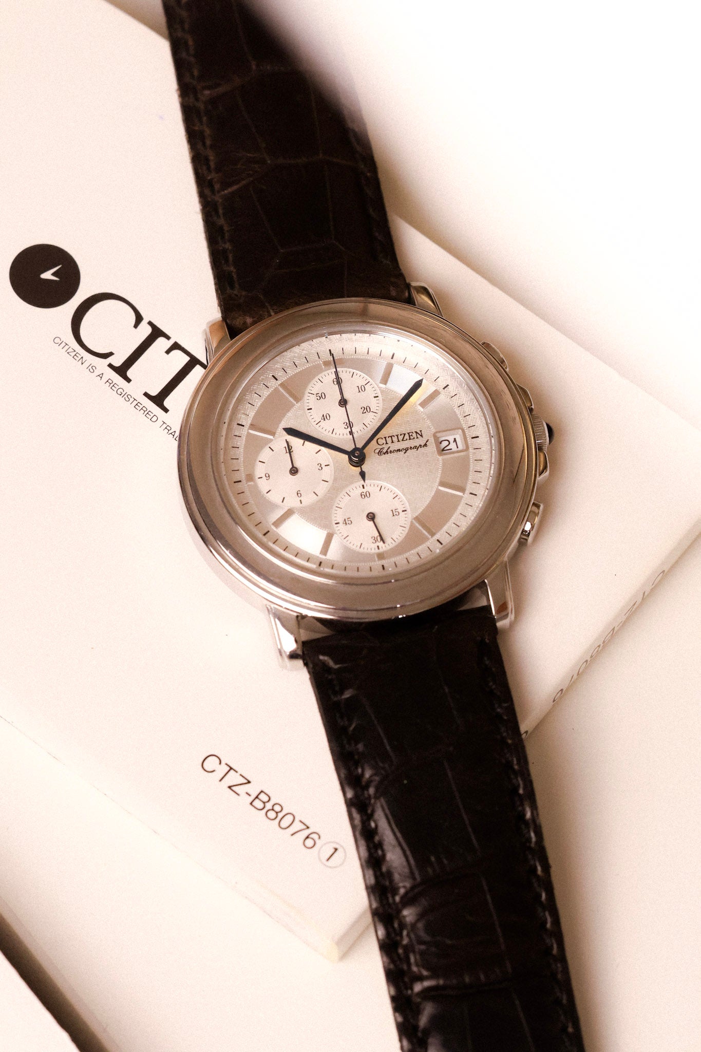 1992 Citizen Sector Classique Chronograph - New Old Stock