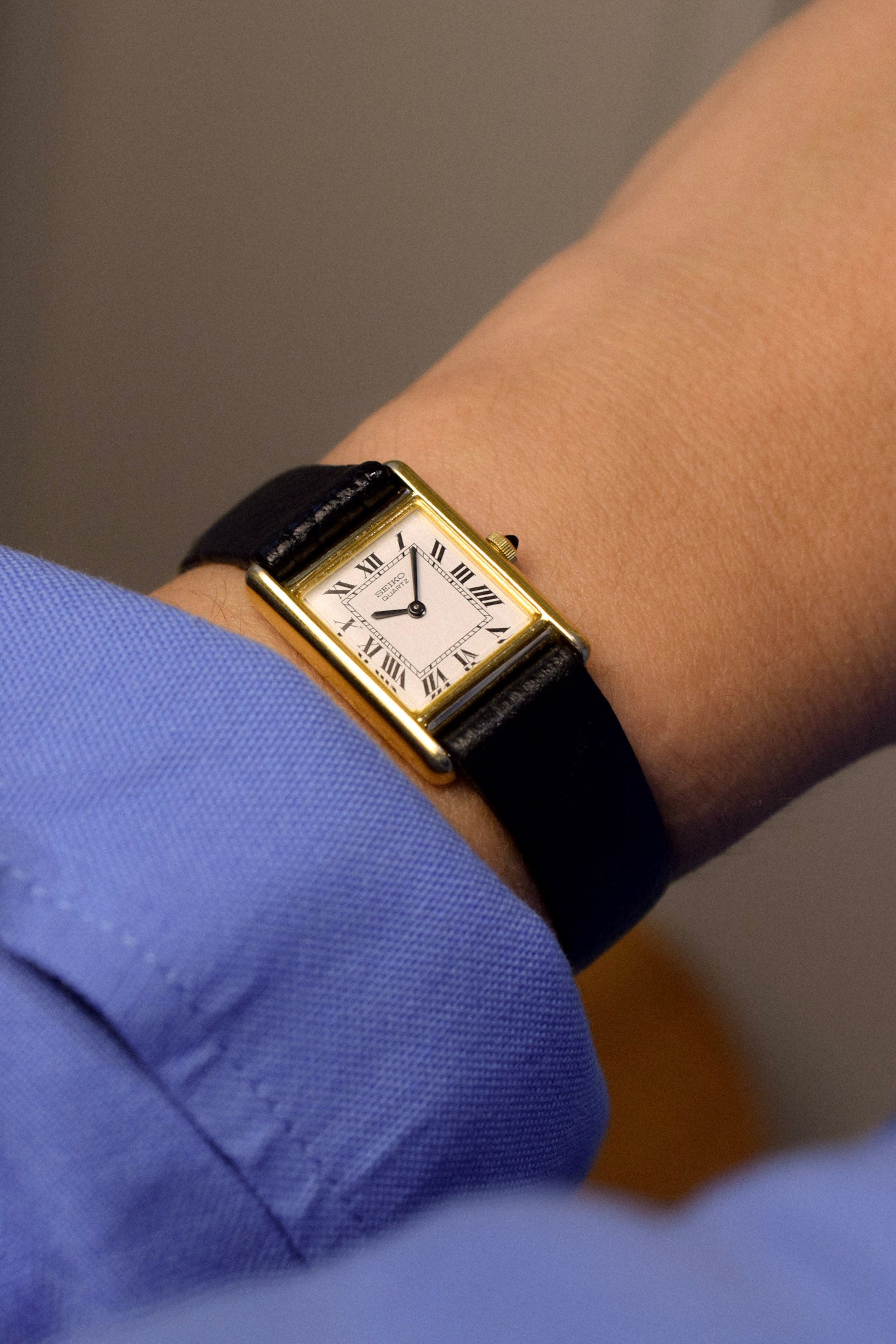 1987 Seiko Mini Roman Tank