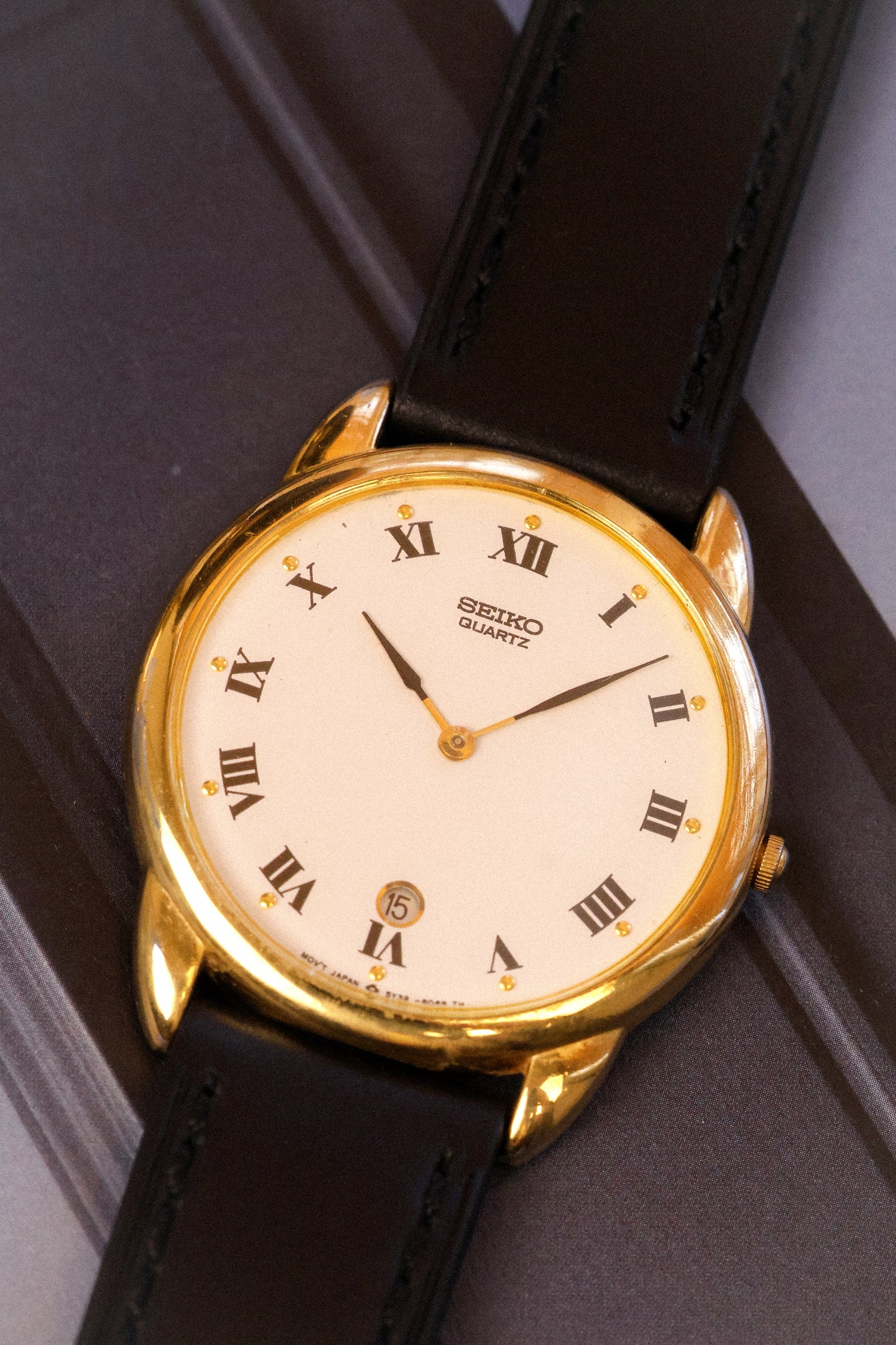 1989 Seiko Crab Claw Roman Calendar