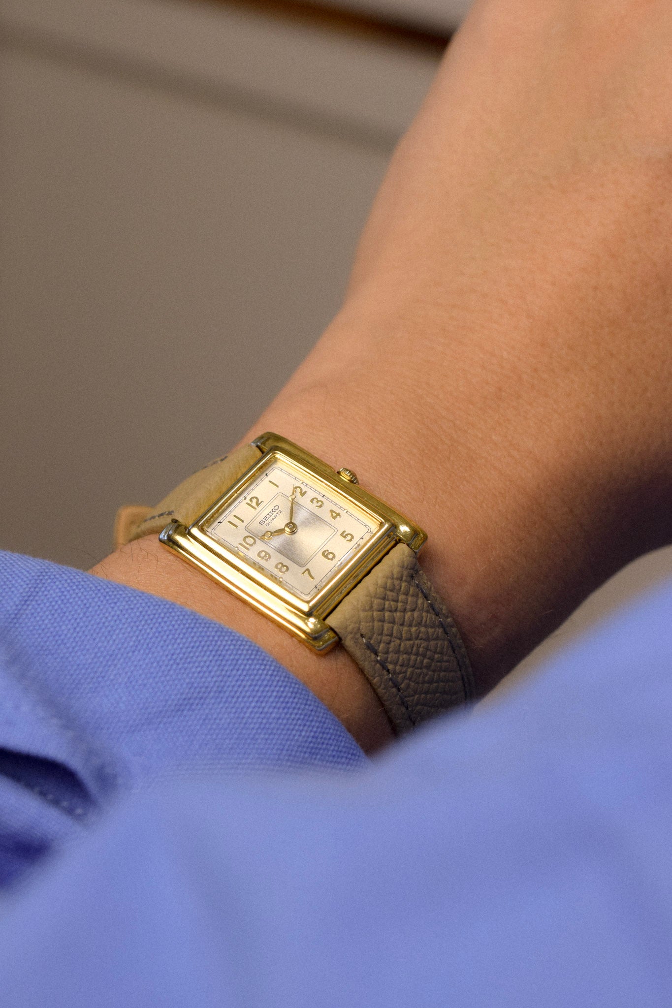 1991 Seiko Mini Dual Tone Dial Tank