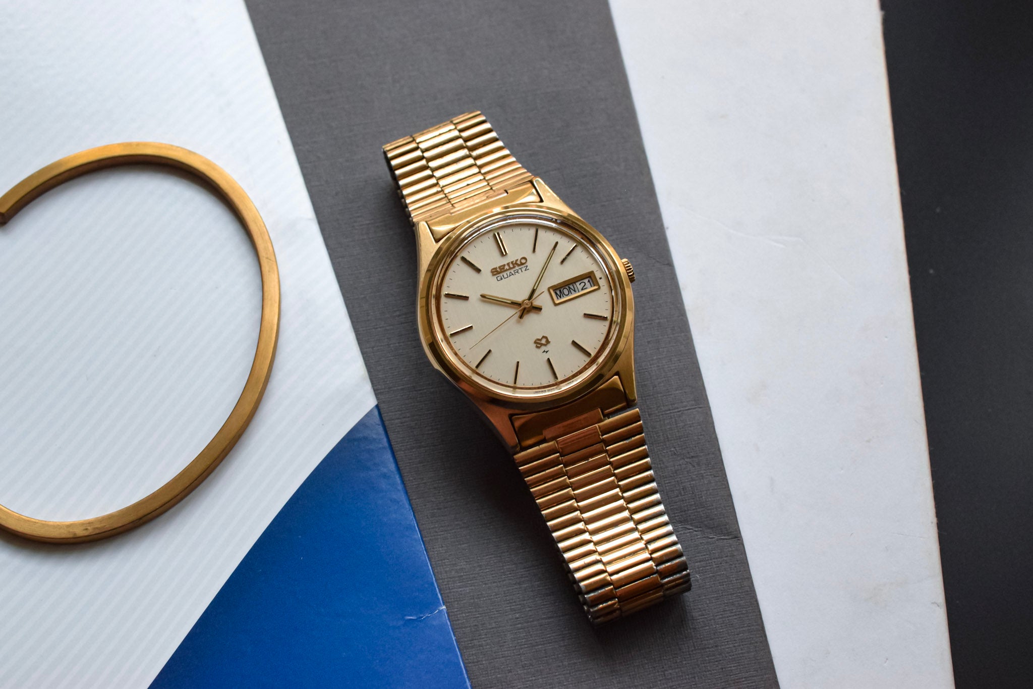 Seiko quartz s2 online gold