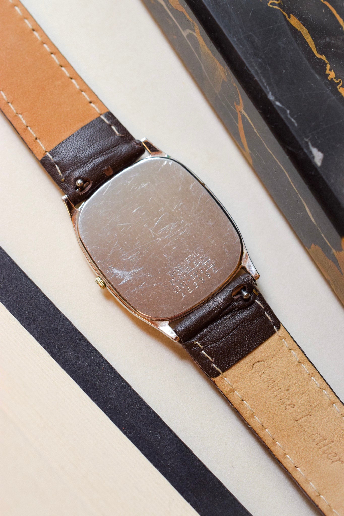 1984 Seiko Lassale Gray Honeycomb Ellipse