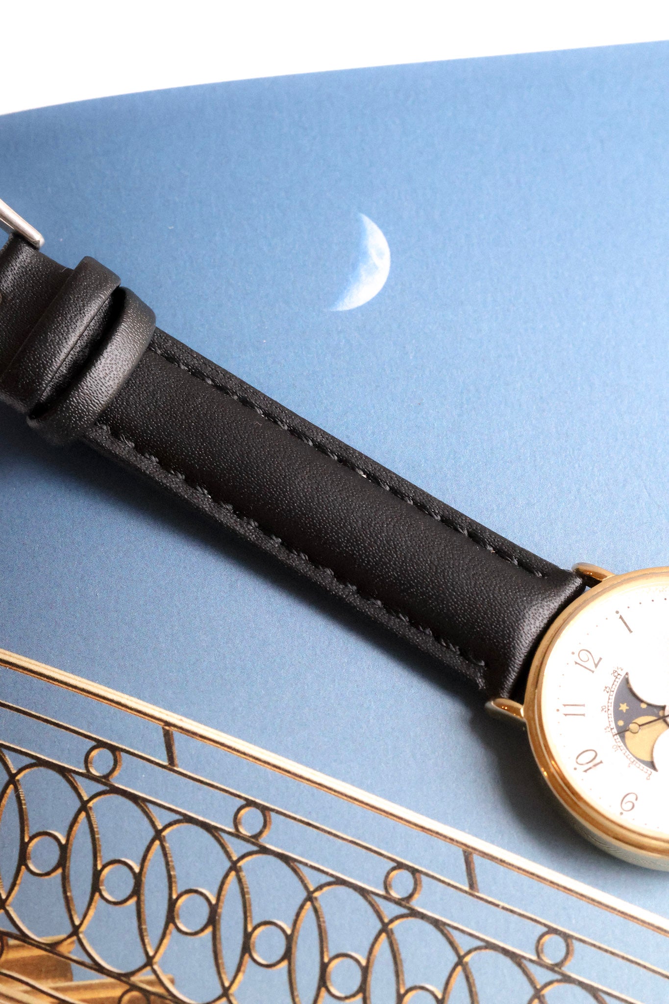 1990s Elgin Hobnail Moonphase Calendar