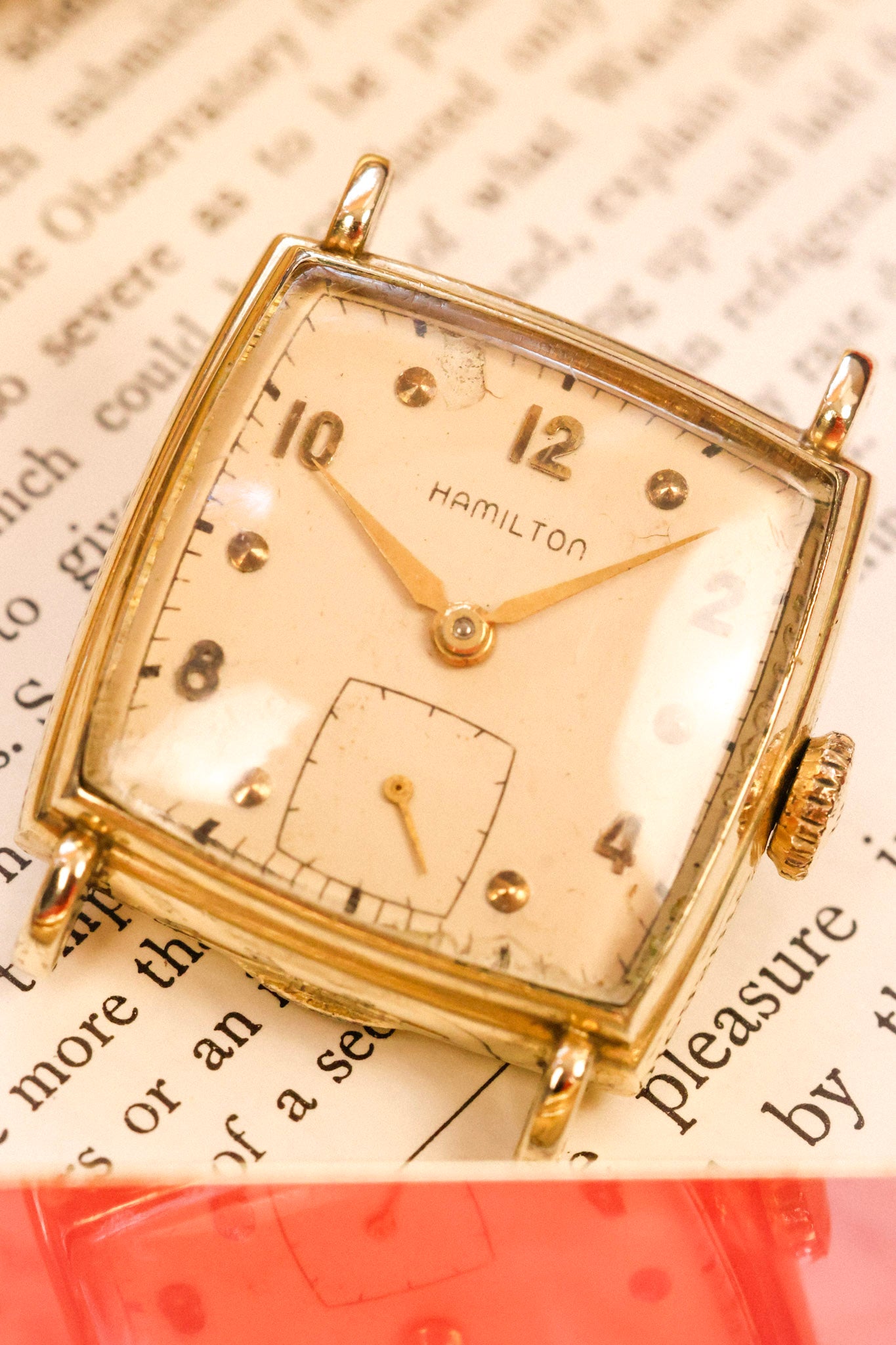 1948 Hamilton Dyson - 14K Gold Filled Award Watch