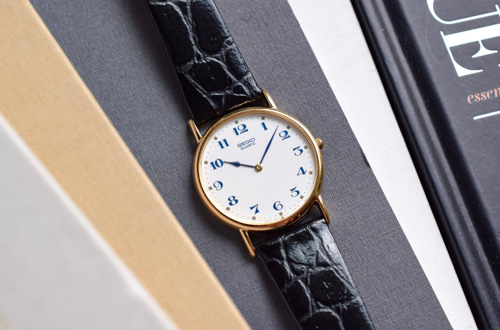 1992 Seiko Blue Spade Arabic Numerals – Oldtimer Watch Shop 1992 Seiko Blue Spade Arabic Numerals – Oldtimer Watch Shop