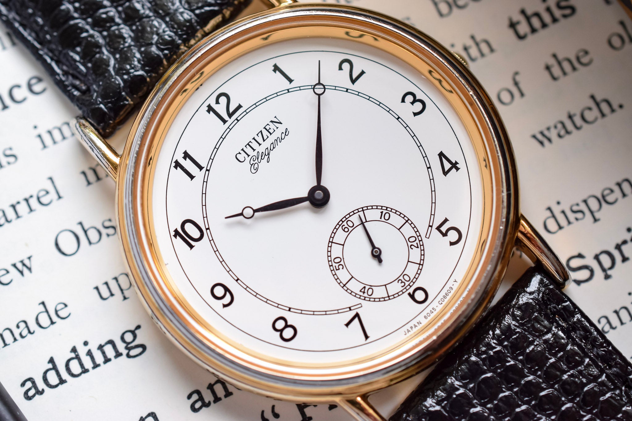 1988 Citizen Elegance Breguet Sector Sub Seconds – Oldtimer Watch Shop