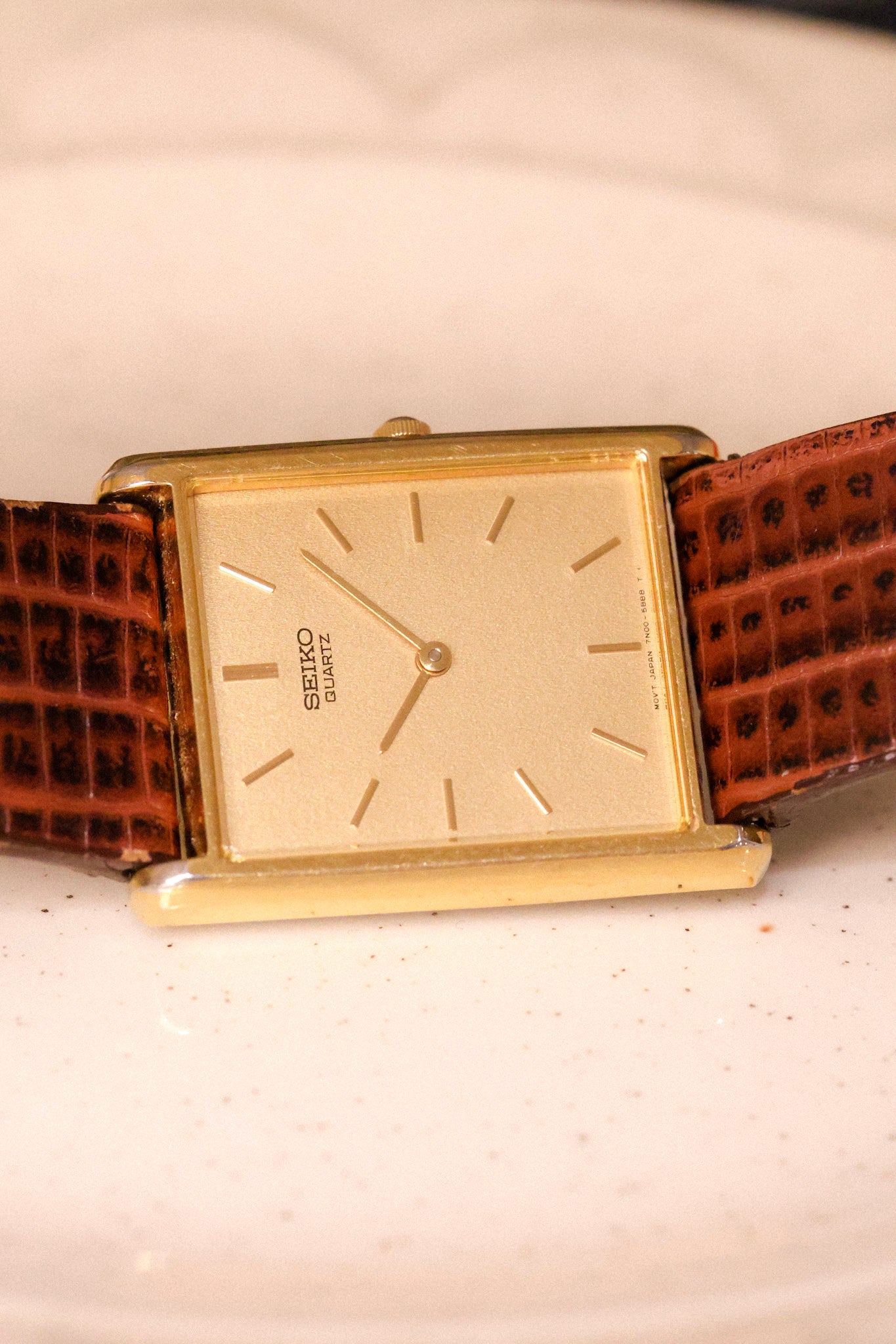 2002 Seiko Champagne Tank