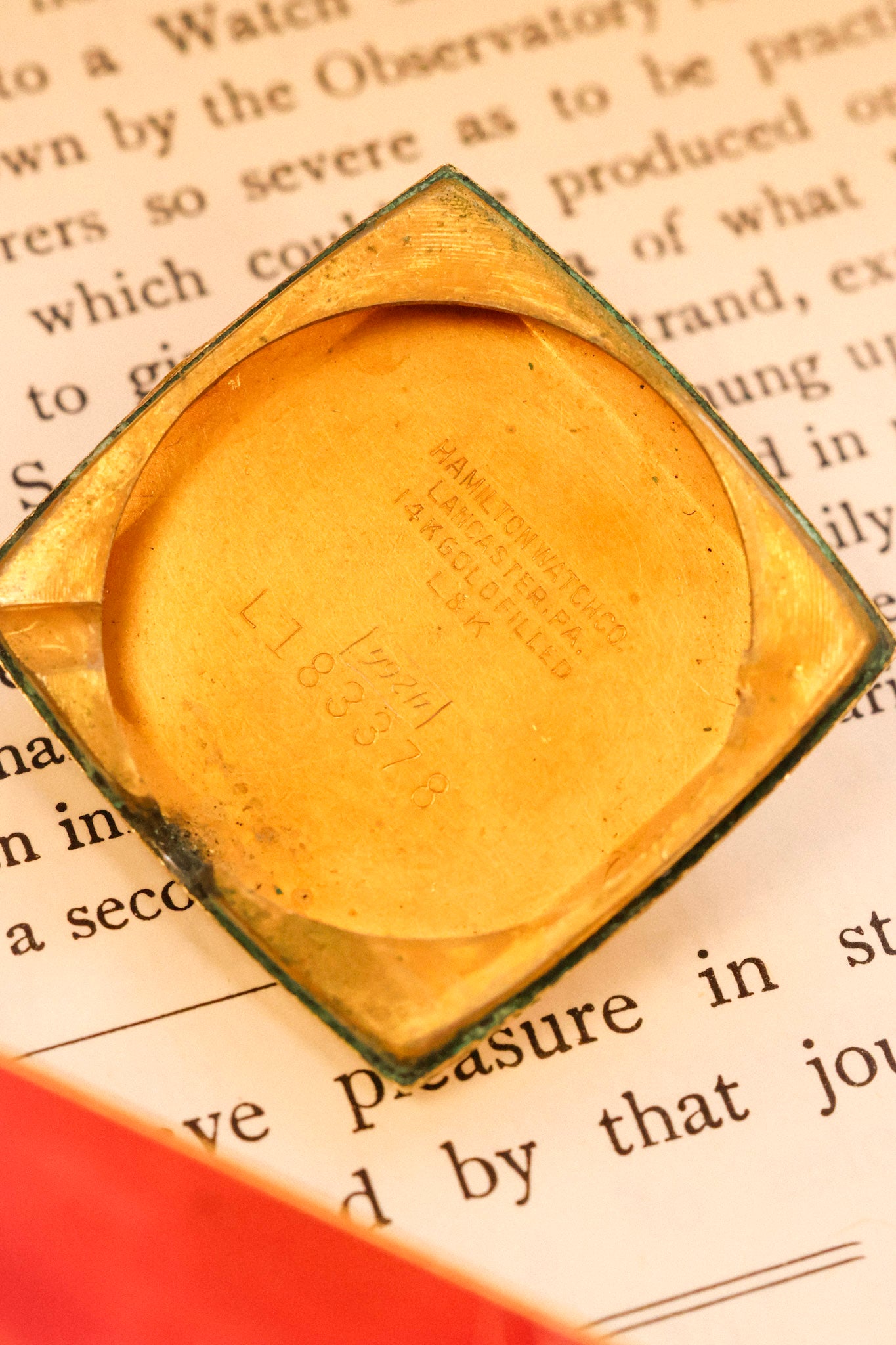 1948 Hamilton Dyson - 14K Gold Filled Award Watch