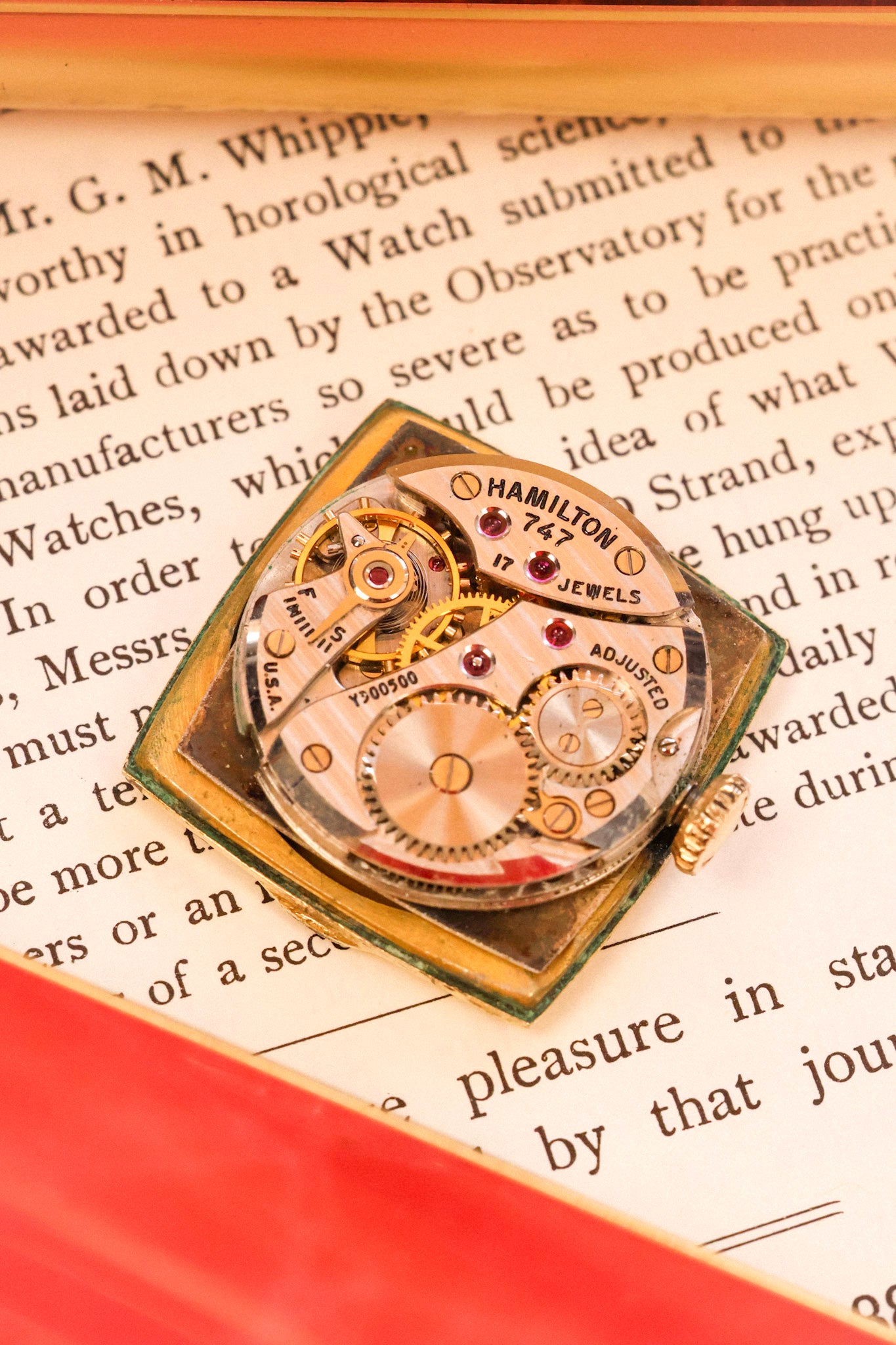 1948 Hamilton Dyson - 14K Gold Filled Award Watch