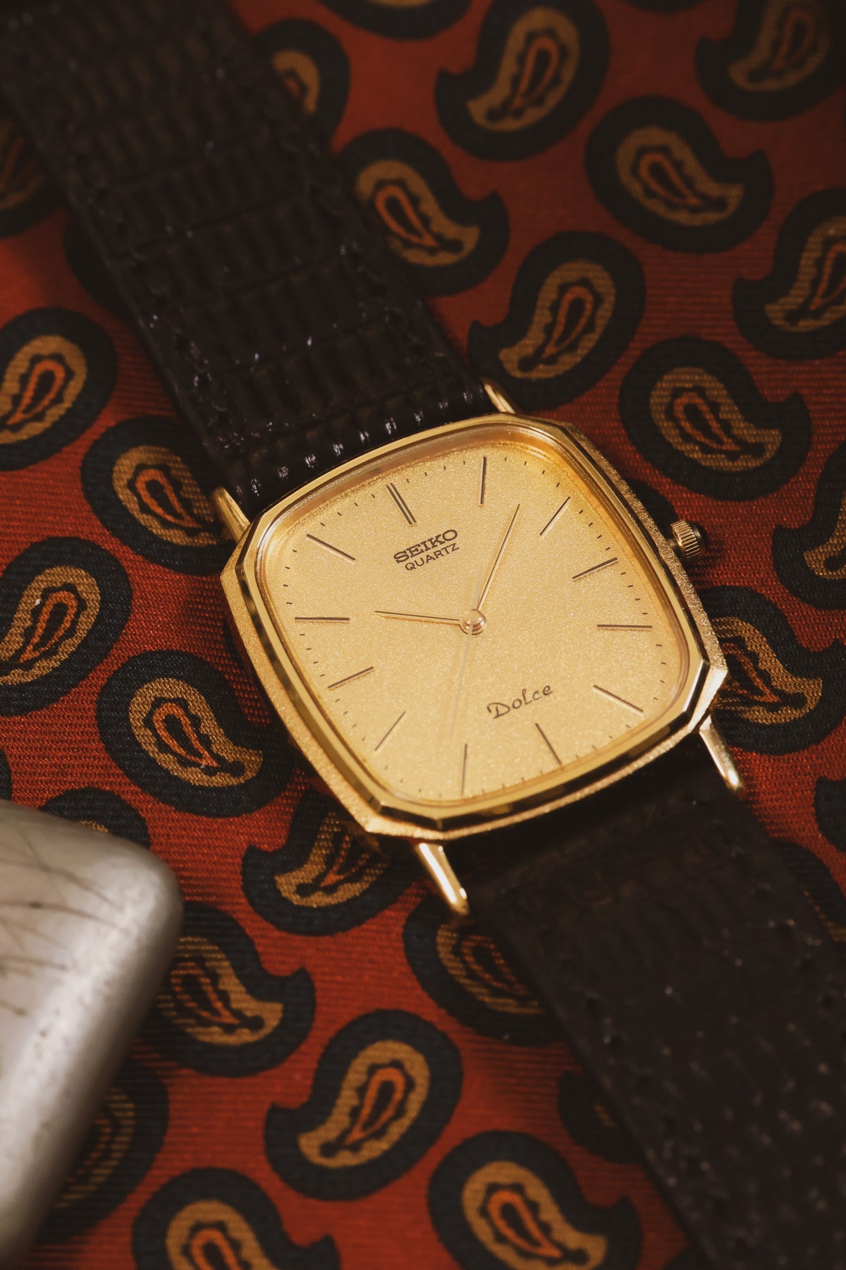 1985 Seiko Dolce Golden Sparkle Dial Octo