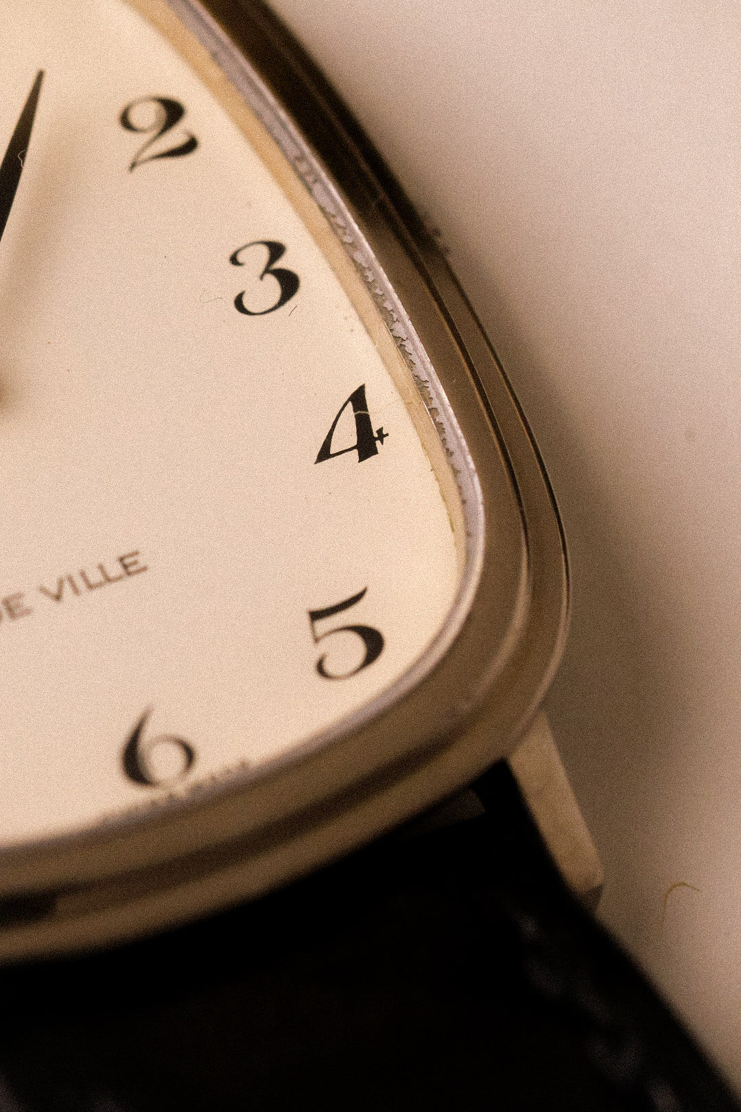 1970s Mechanical Omega De Ville Steel Breguet Dial Ellipse