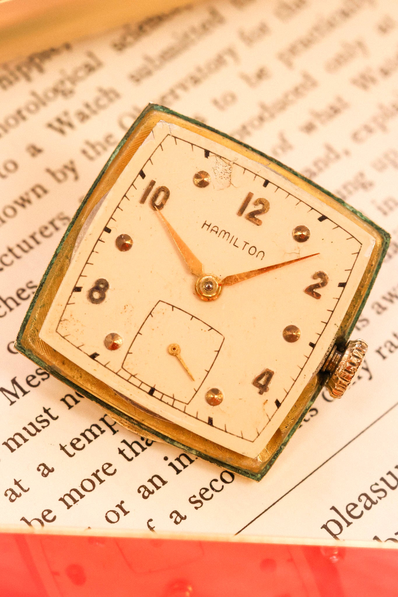 1948 Hamilton Dyson - 14K Gold Filled Award Watch