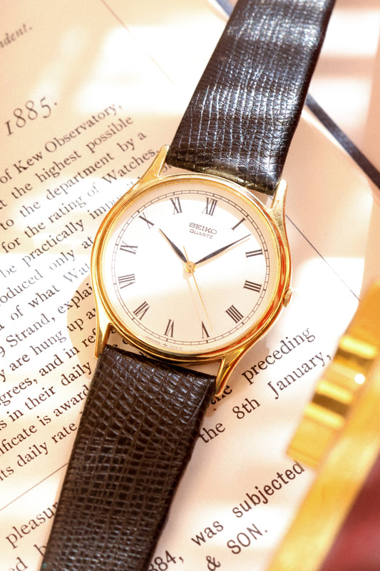 1987 Seiko Roman Dial Center Seconds