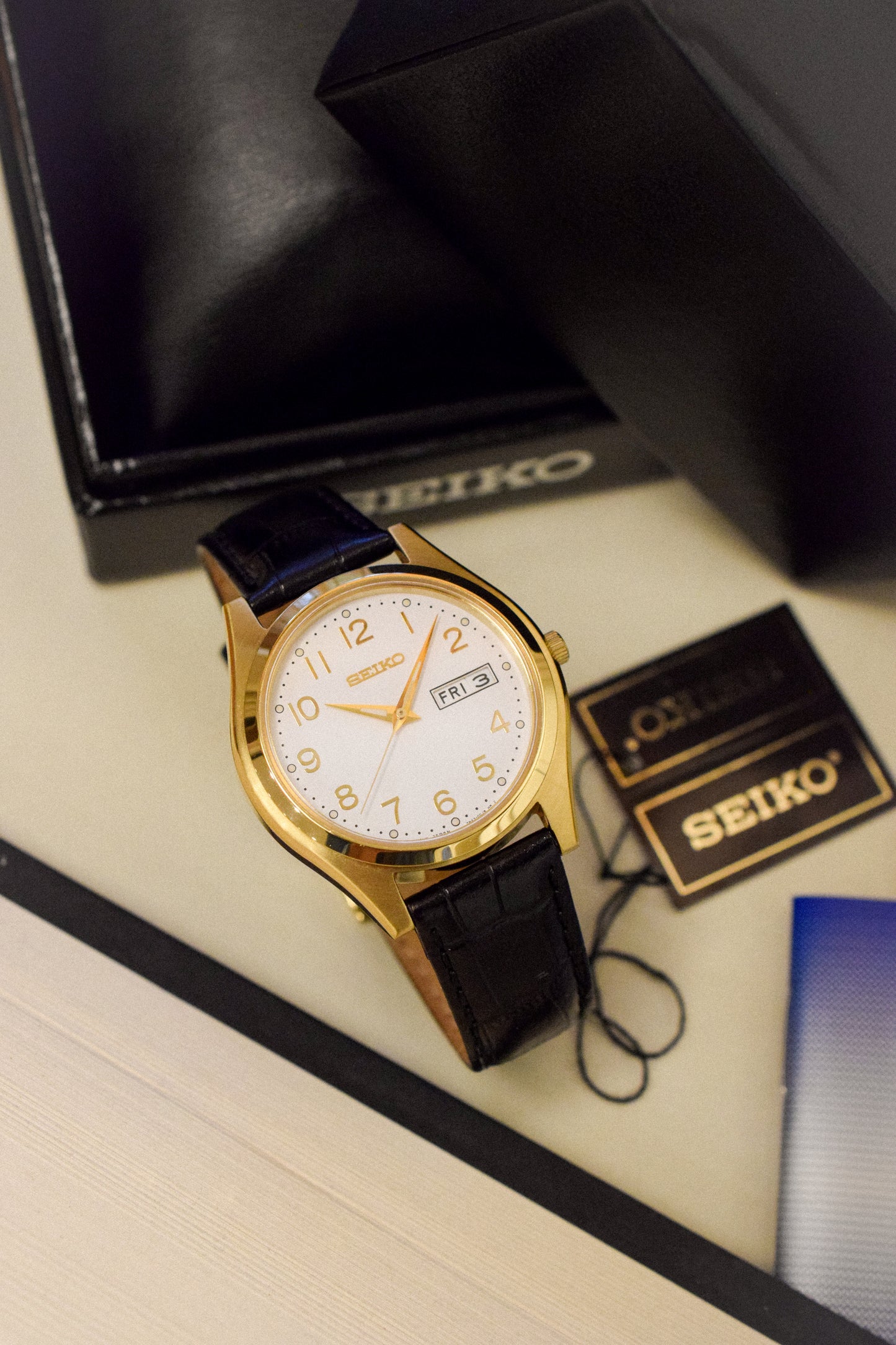 2000 Seiko White Dial Day-Date - New Old Stock