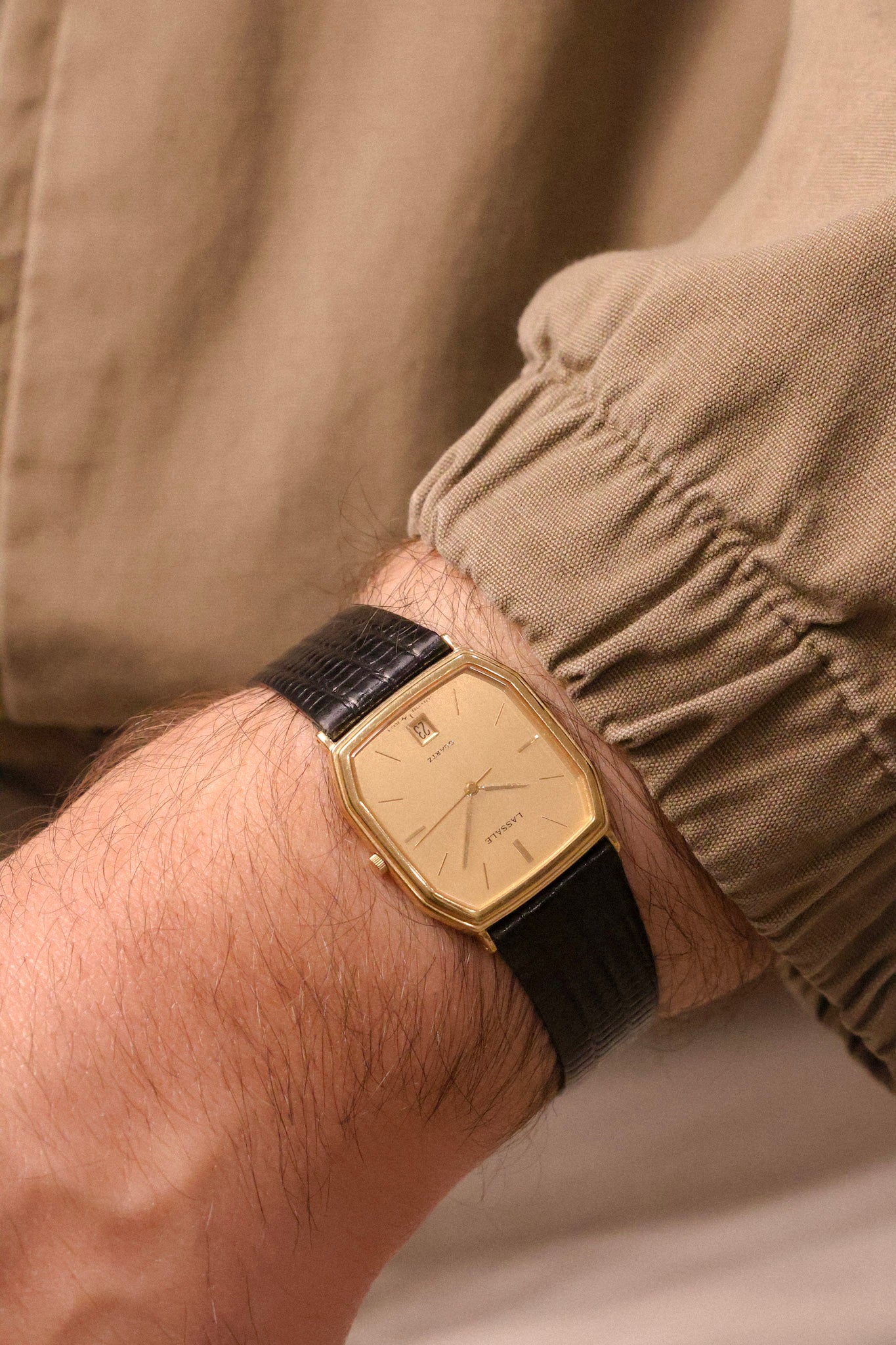 1985 Seiko Lassale Golden Octo Calendar