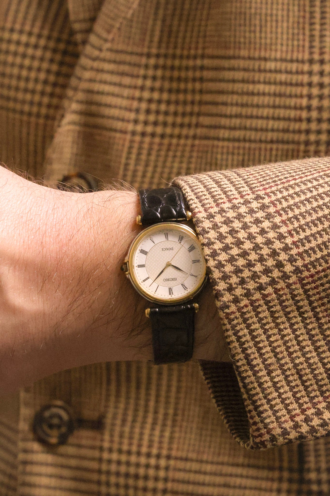 1994 Seiko Dolce Hooded Lugs Roman – Oldtimer Watch Shop