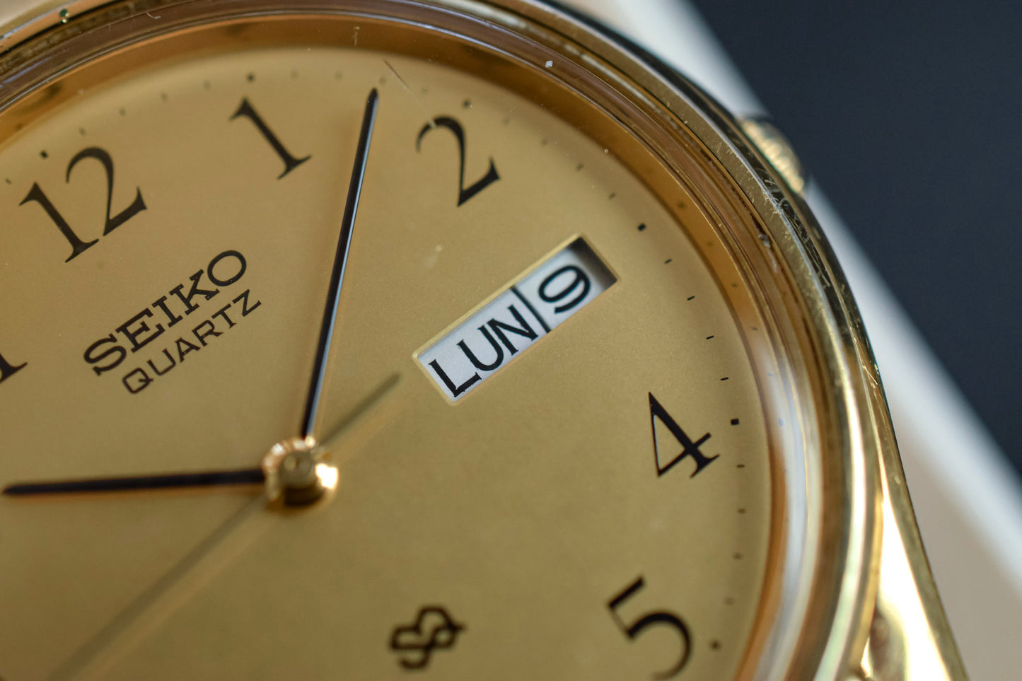 1987 Seiko SQ Golden Arabic Day-Date