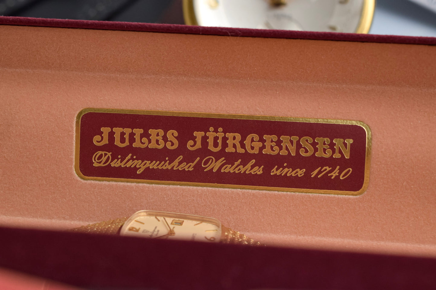 Vintage Jules Jurgensen Champagne Calendar