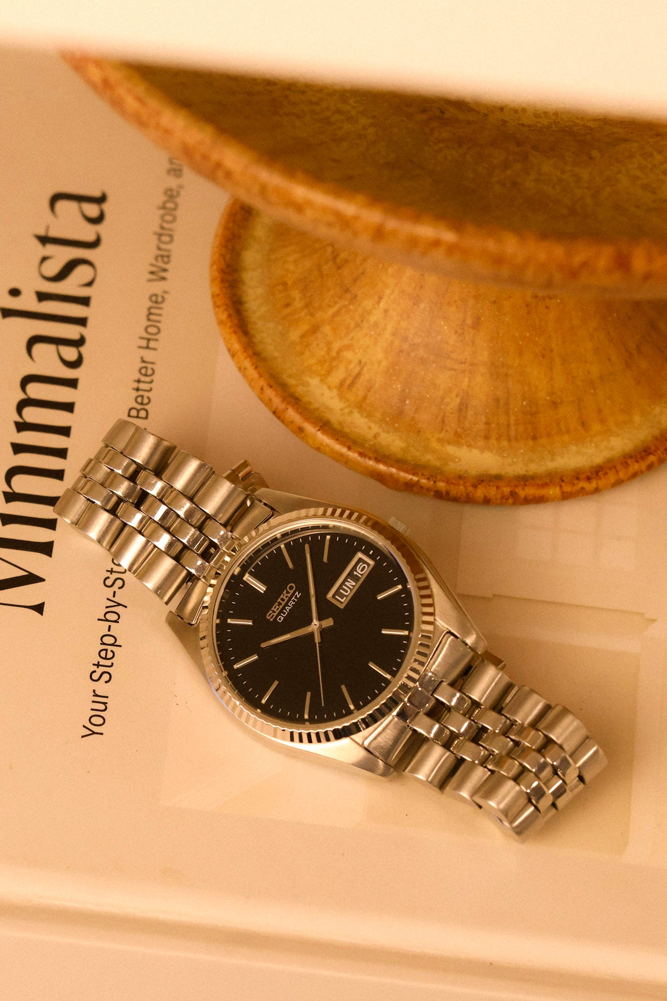 1994 Seiko Black Dial Steel Jubilee Prez