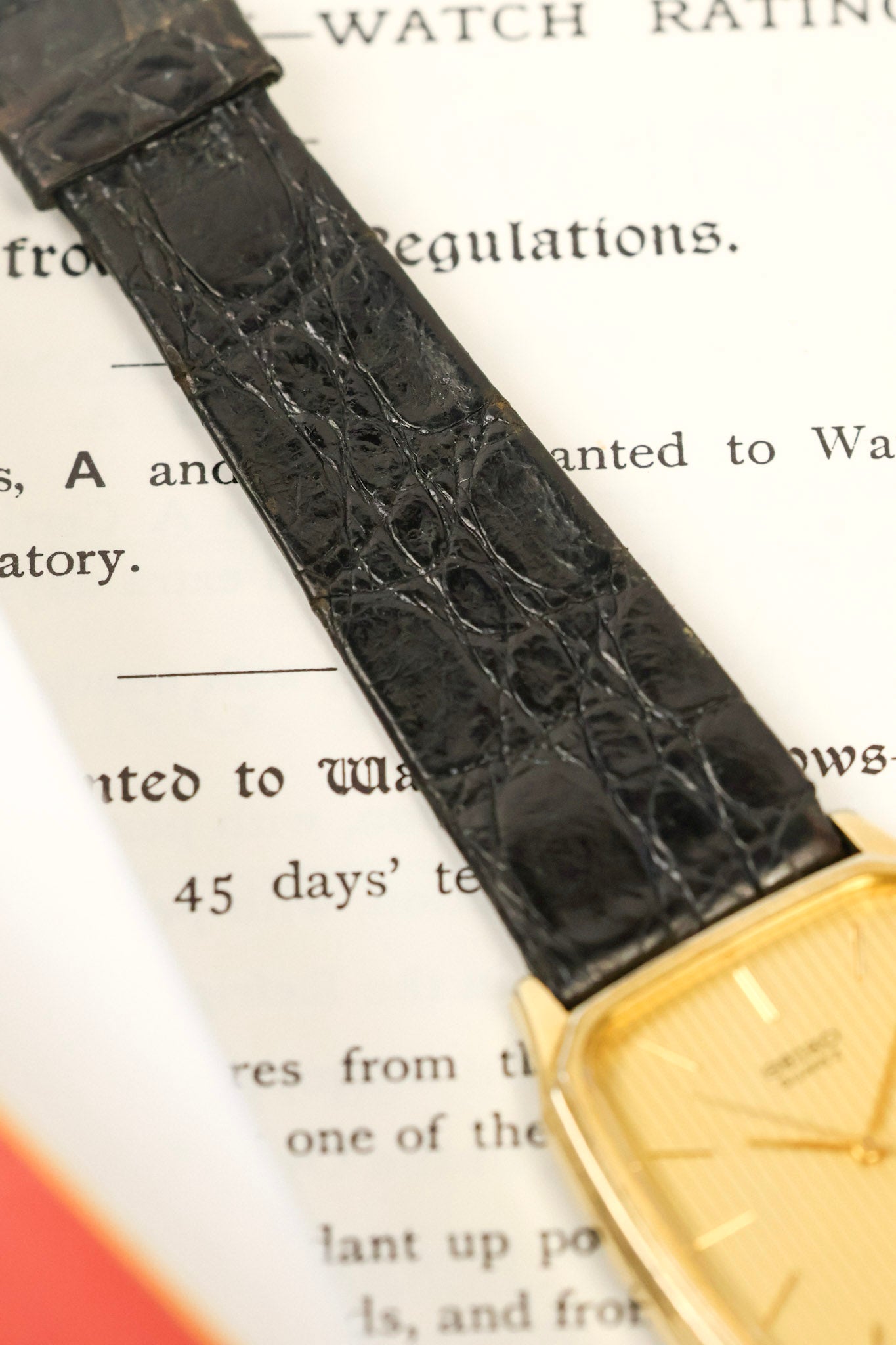 1985 Seiko Champagne Tapestry Octo