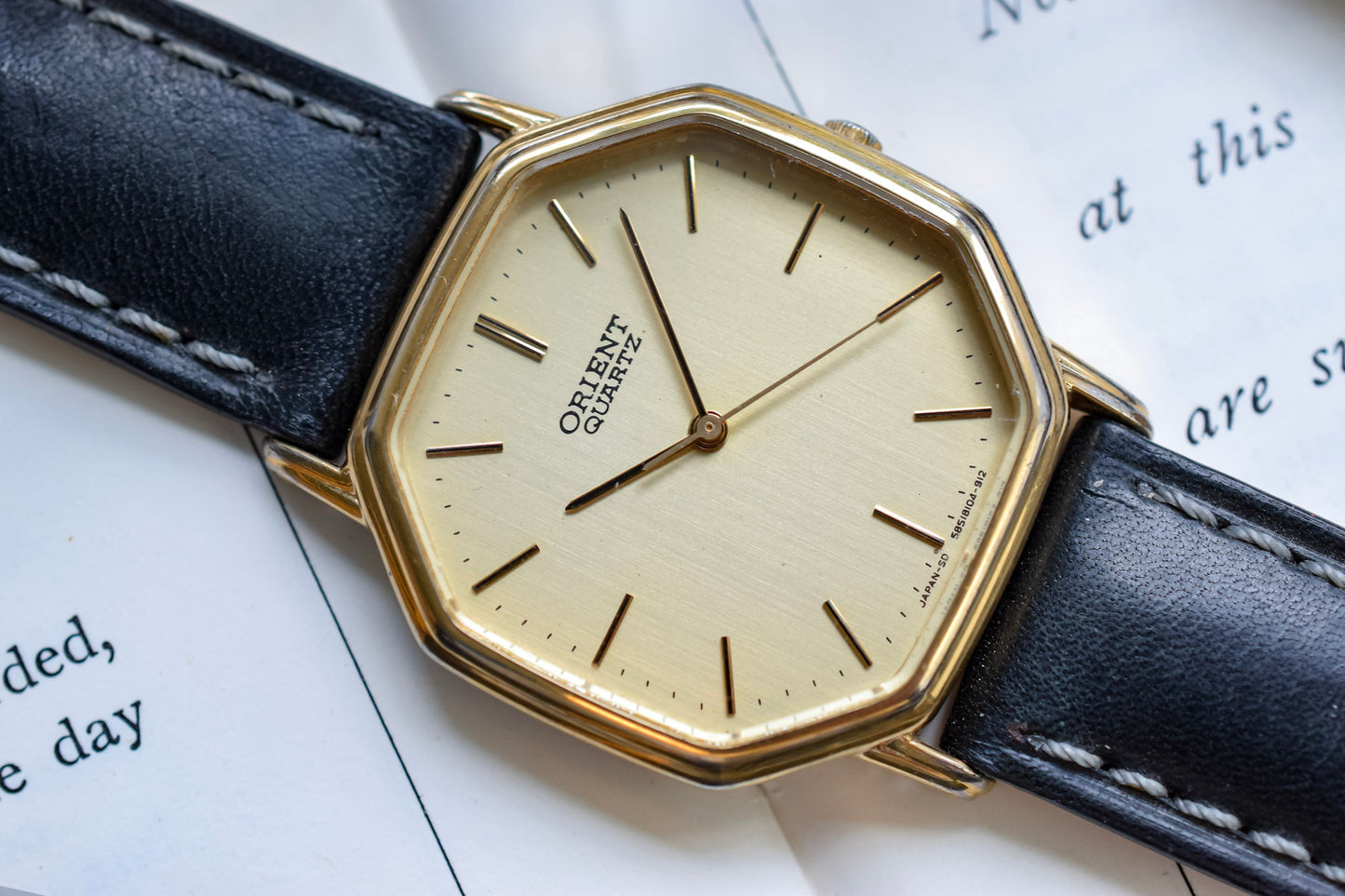 1980s Orient Champagne Dial Octo