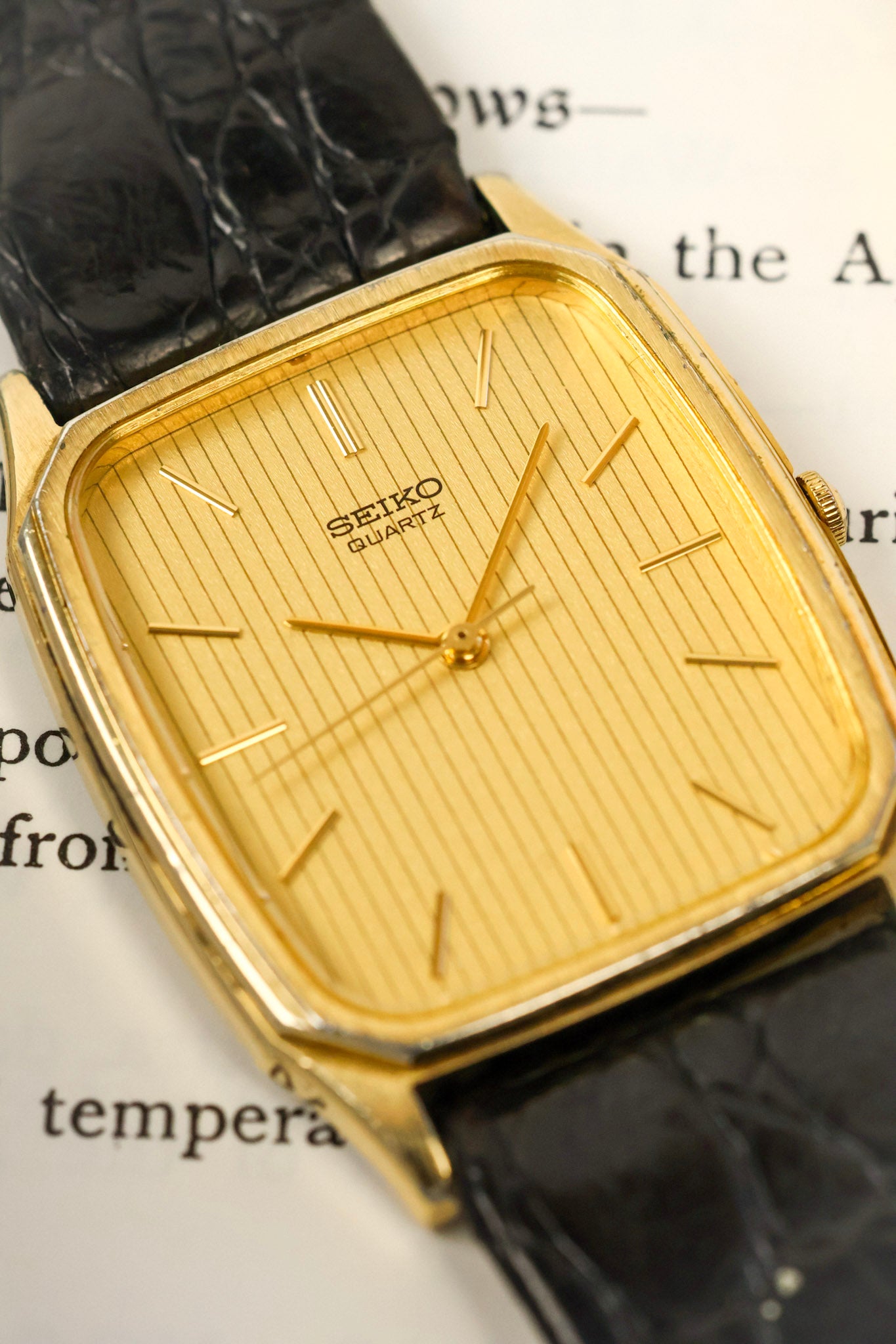 1985 Seiko Champagne Tapestry Octo