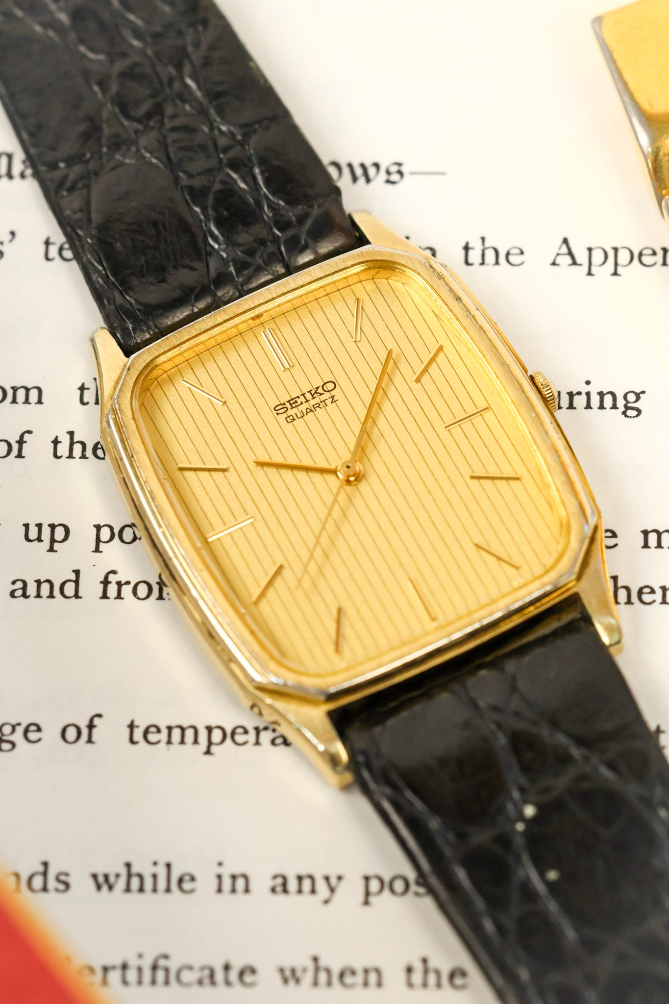 1985 Seiko Champagne Tapestry Octo