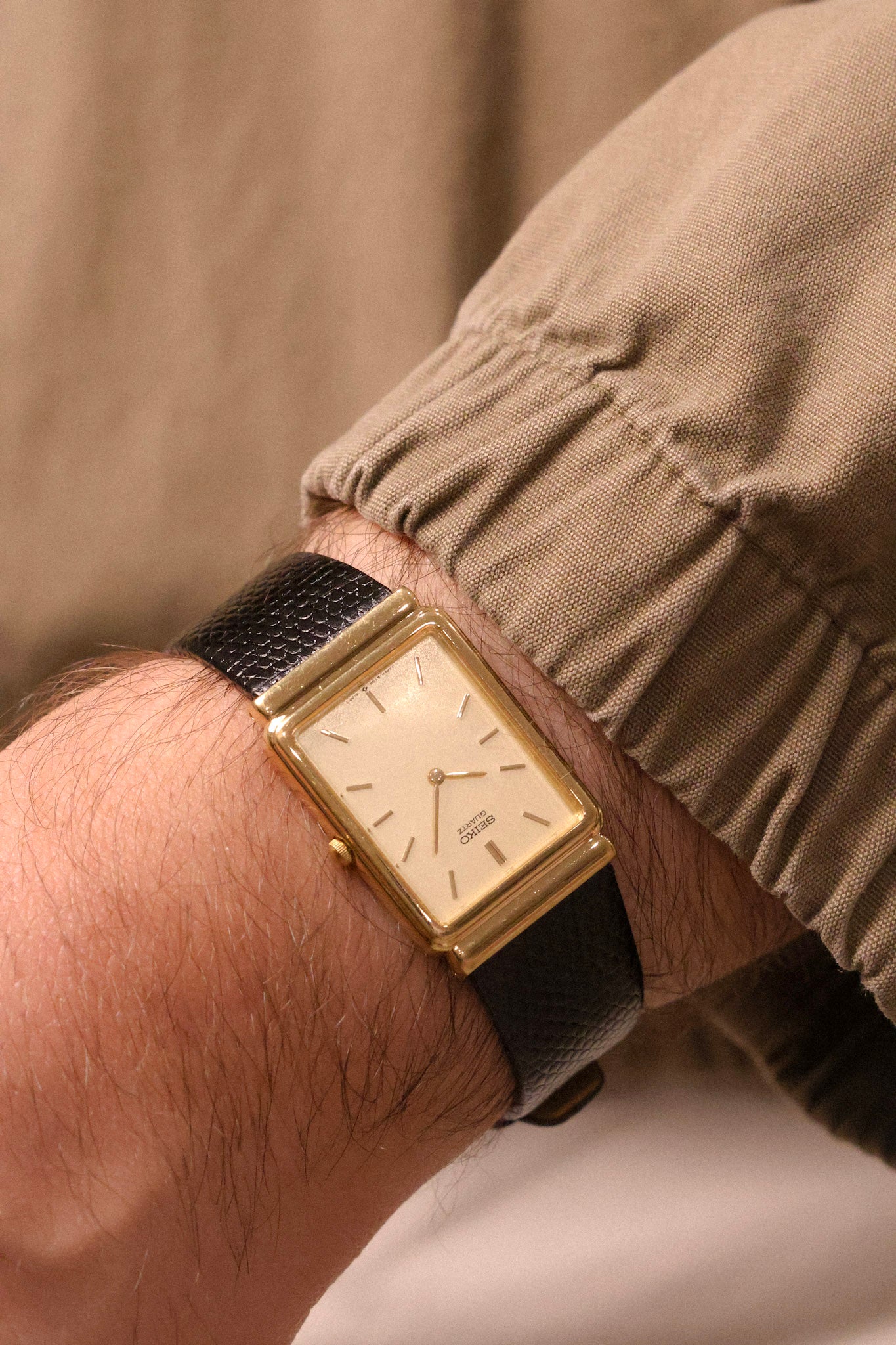 1990 Seiko Champagne Hooded Lugs Tank