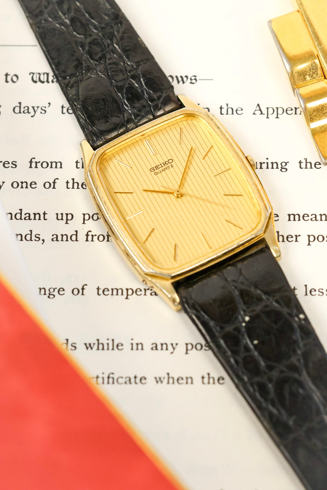 1985 Seiko Champagne Tapestry Octo