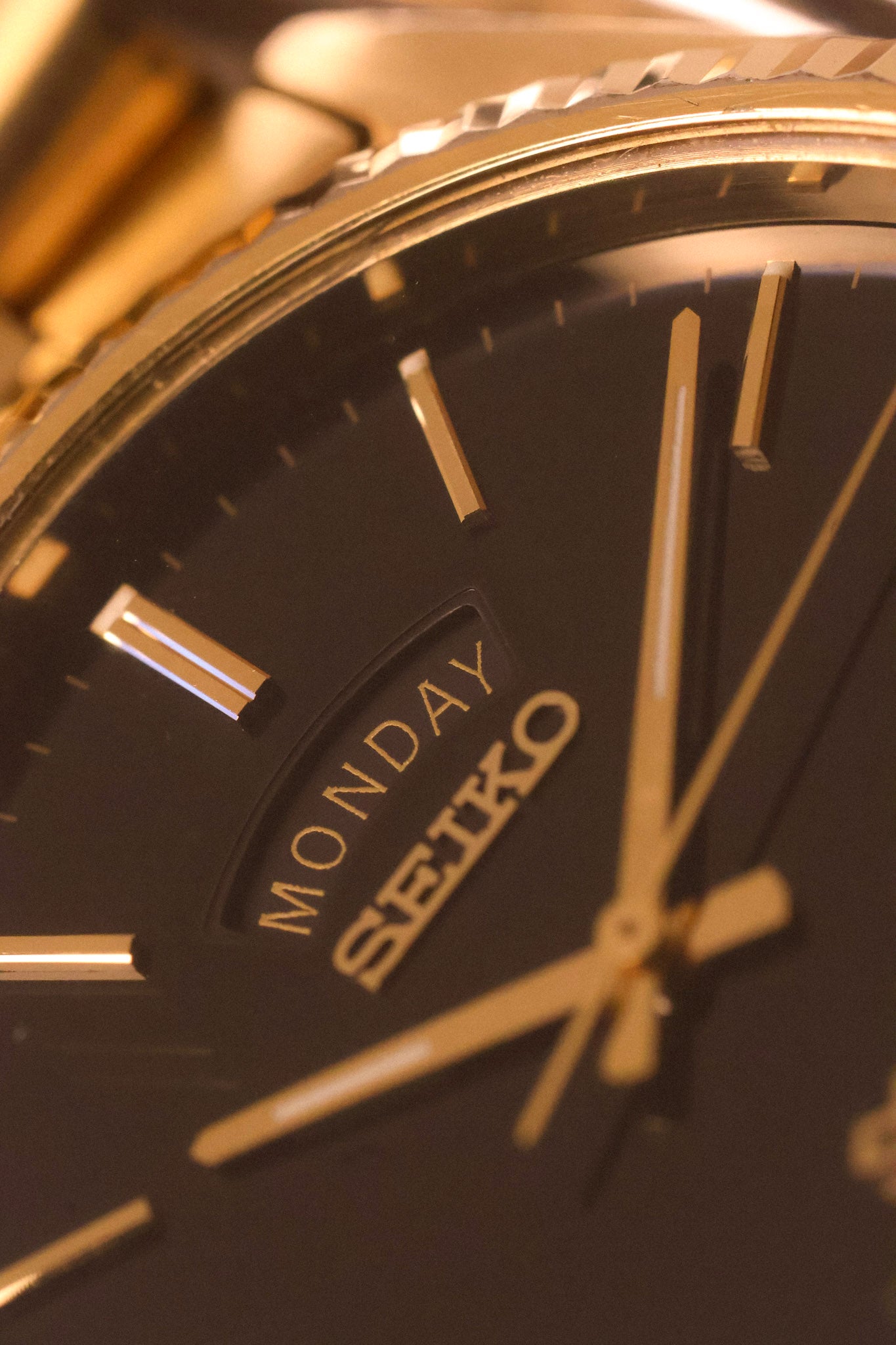 1988 Seiko SQ Black Dial Jubilee Prez