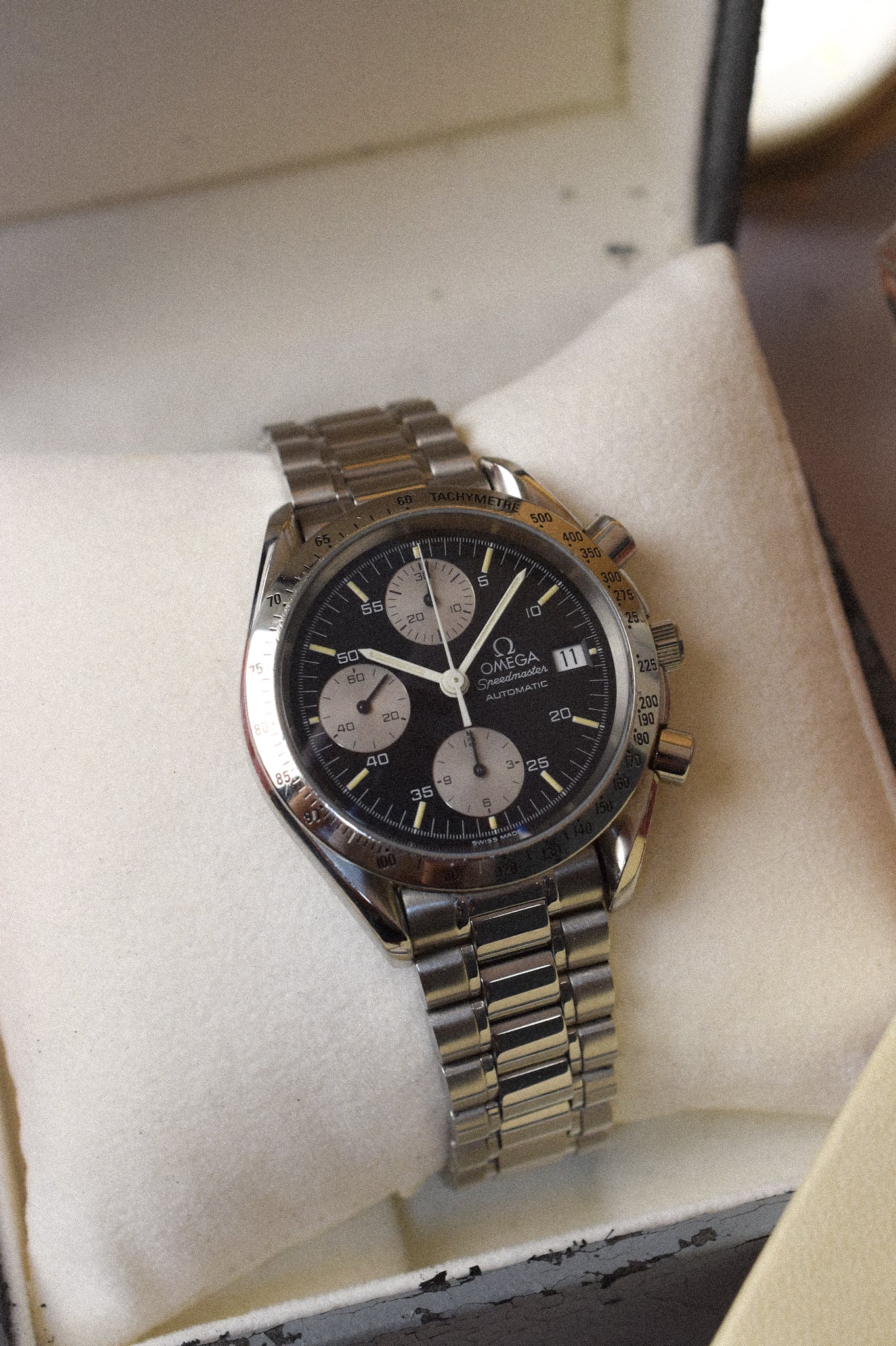 90s Omega Speedmaster Reverse Panda