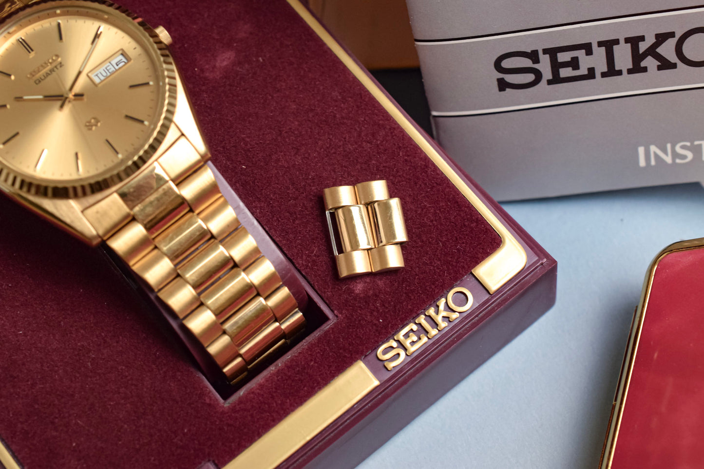 1996 NOS Seiko Golden Day-Date "President" - Full Set