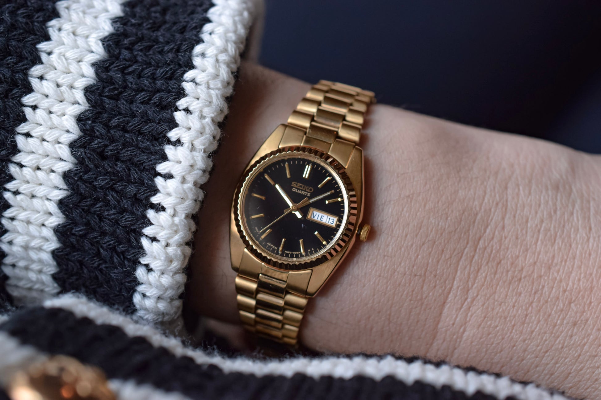1993 Seiko "Ladies Size" Gilt Dial Day-Date "President" Oldtimer Watch Shop 1993 Seiko "Ladies Size" Gilt Dial Day-Date "President" Oldtimer Watch Shop
