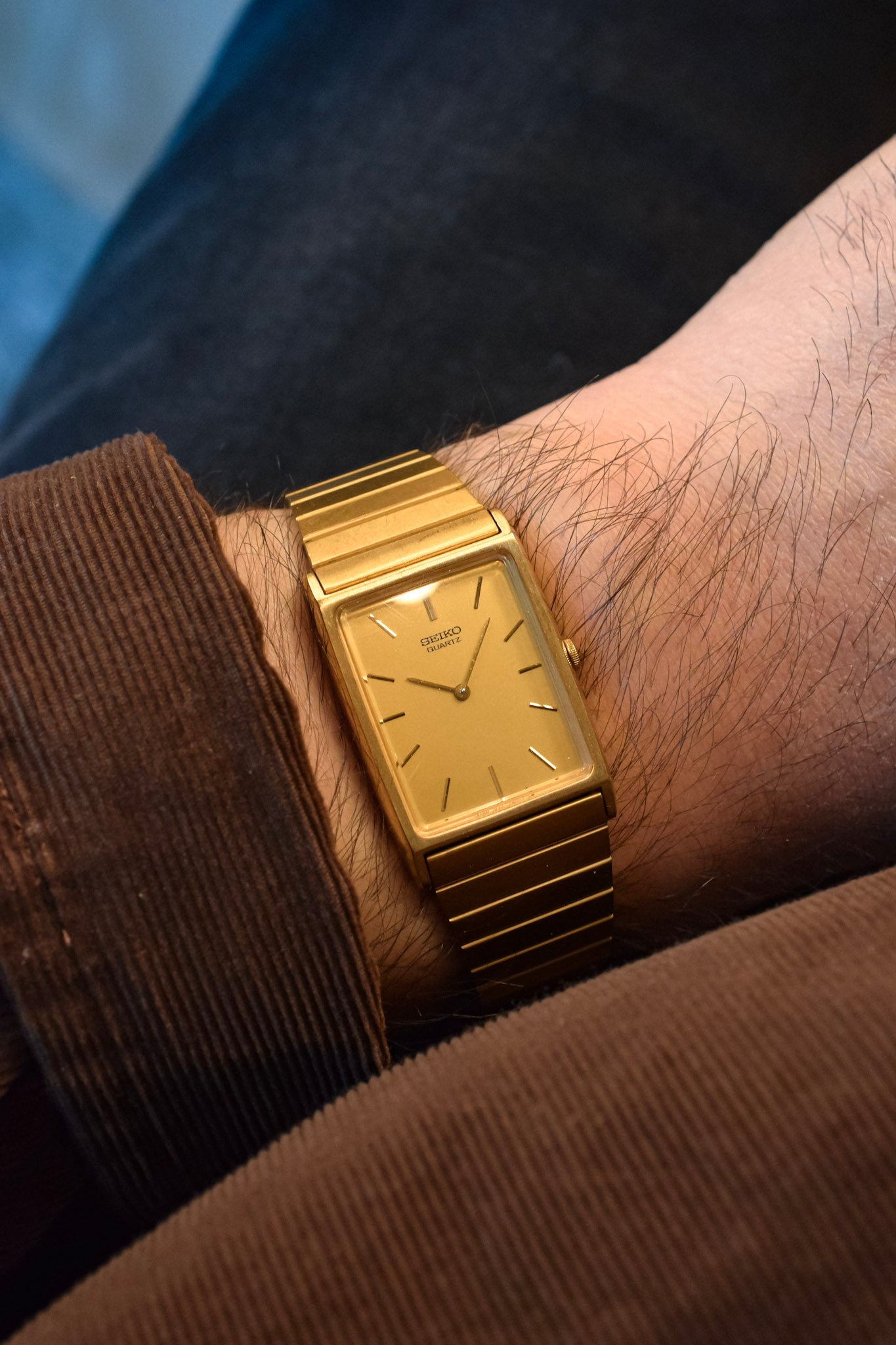 1984 Seiko Champagne Tank