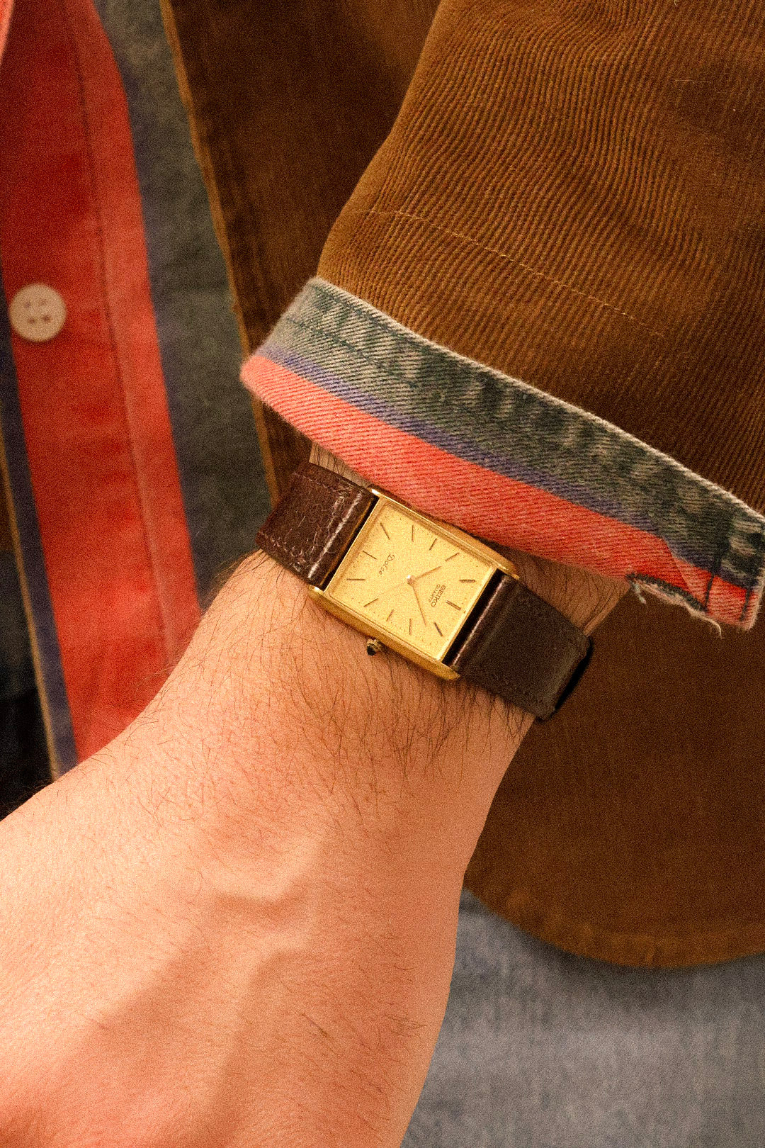 1982 Seiko Dolce Sparkle Dial Tank