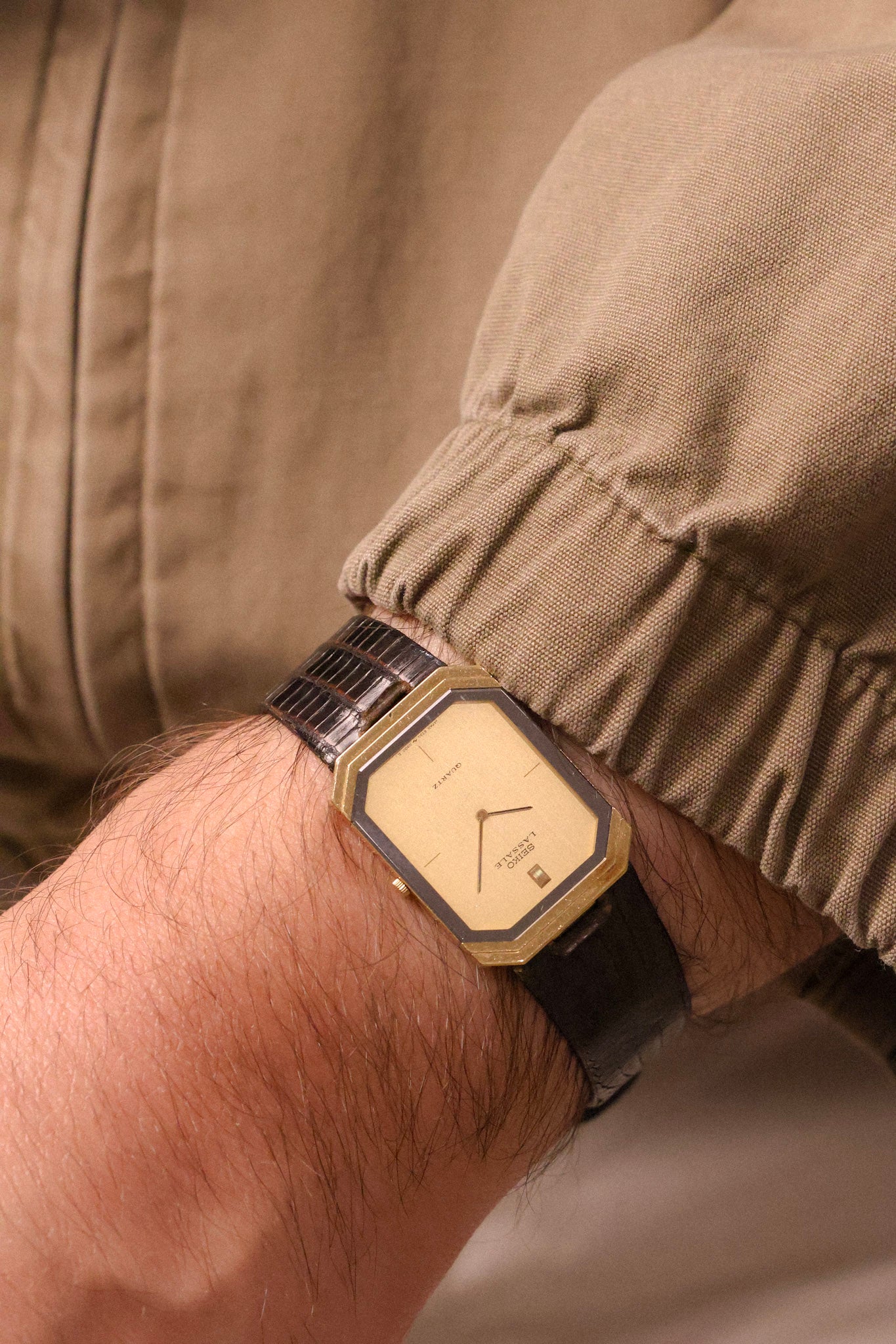 1982 Seiko Lassale Mirror Frame Octo