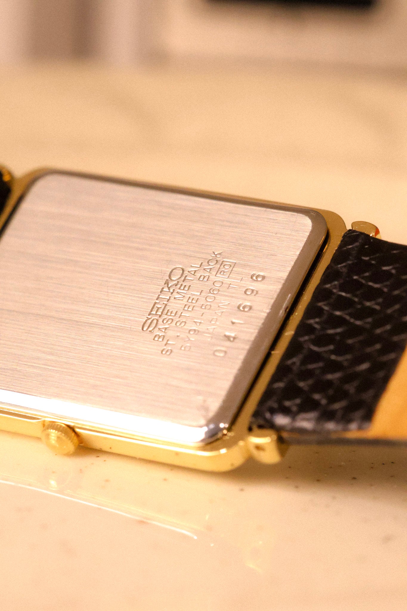 1990 Seiko Champagne Hooded Lugs Tank