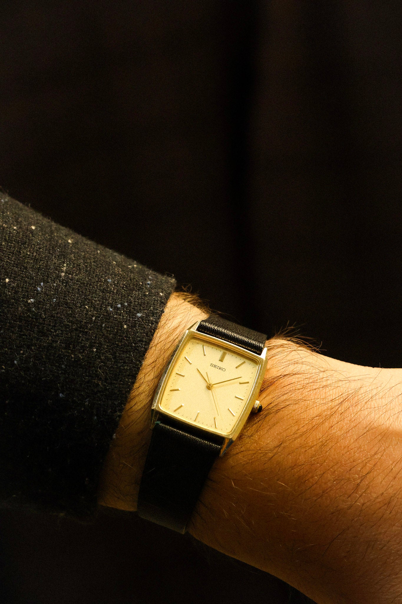 1990 Seiko Golden Beveled Lug Tank - Toyota Award Piece