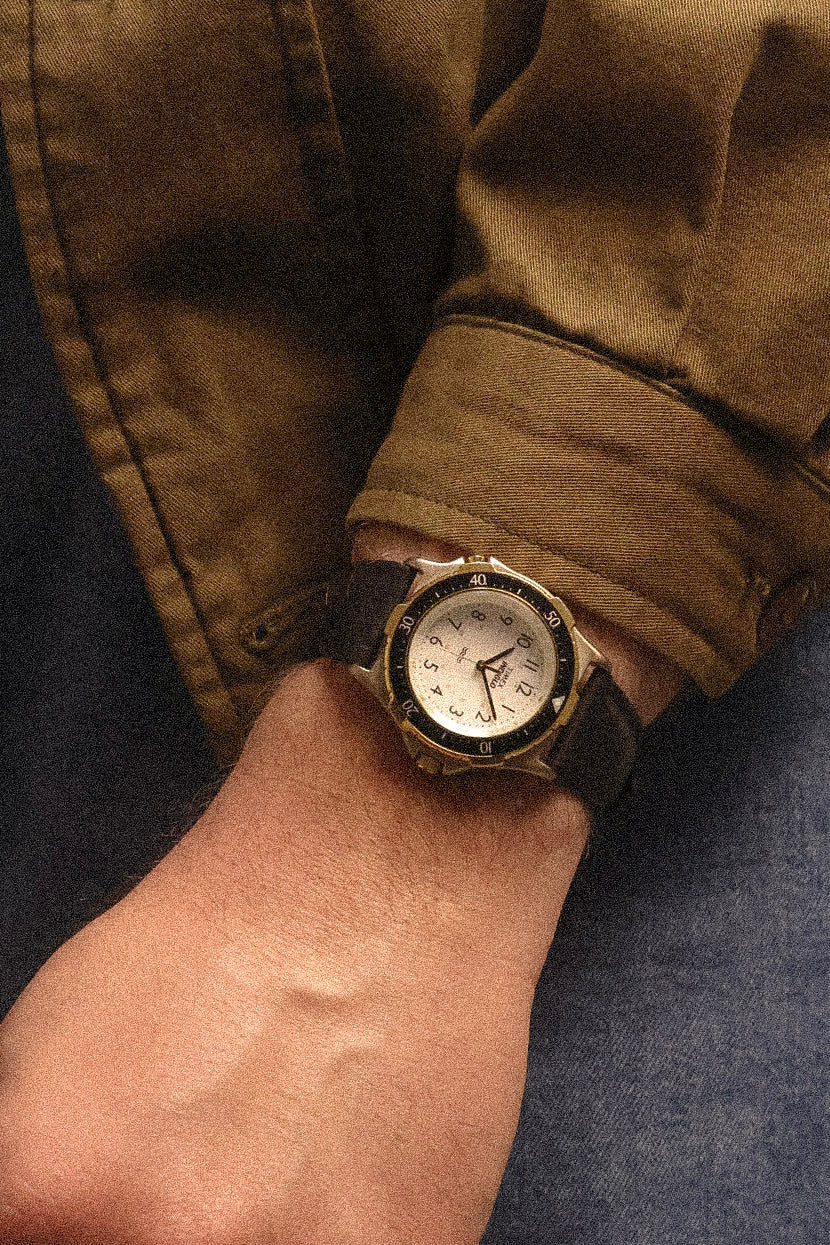 1993 Timex WR Indiglo Recessed Dial Diver