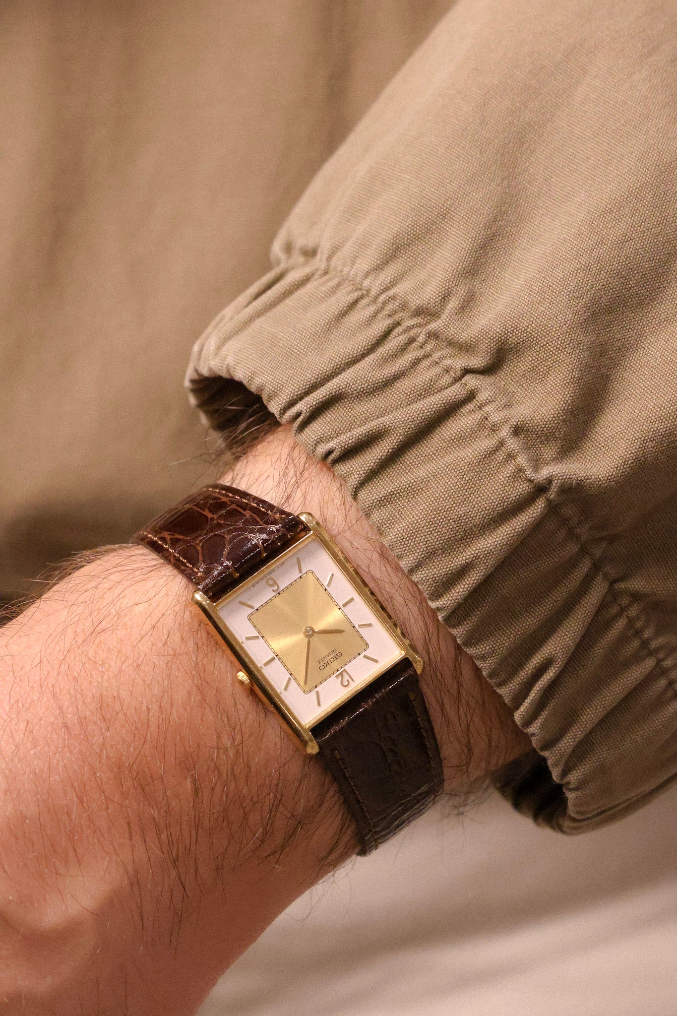 1992 Seiko Dual Tone Dial Tank – Oldtimer Watch Shop